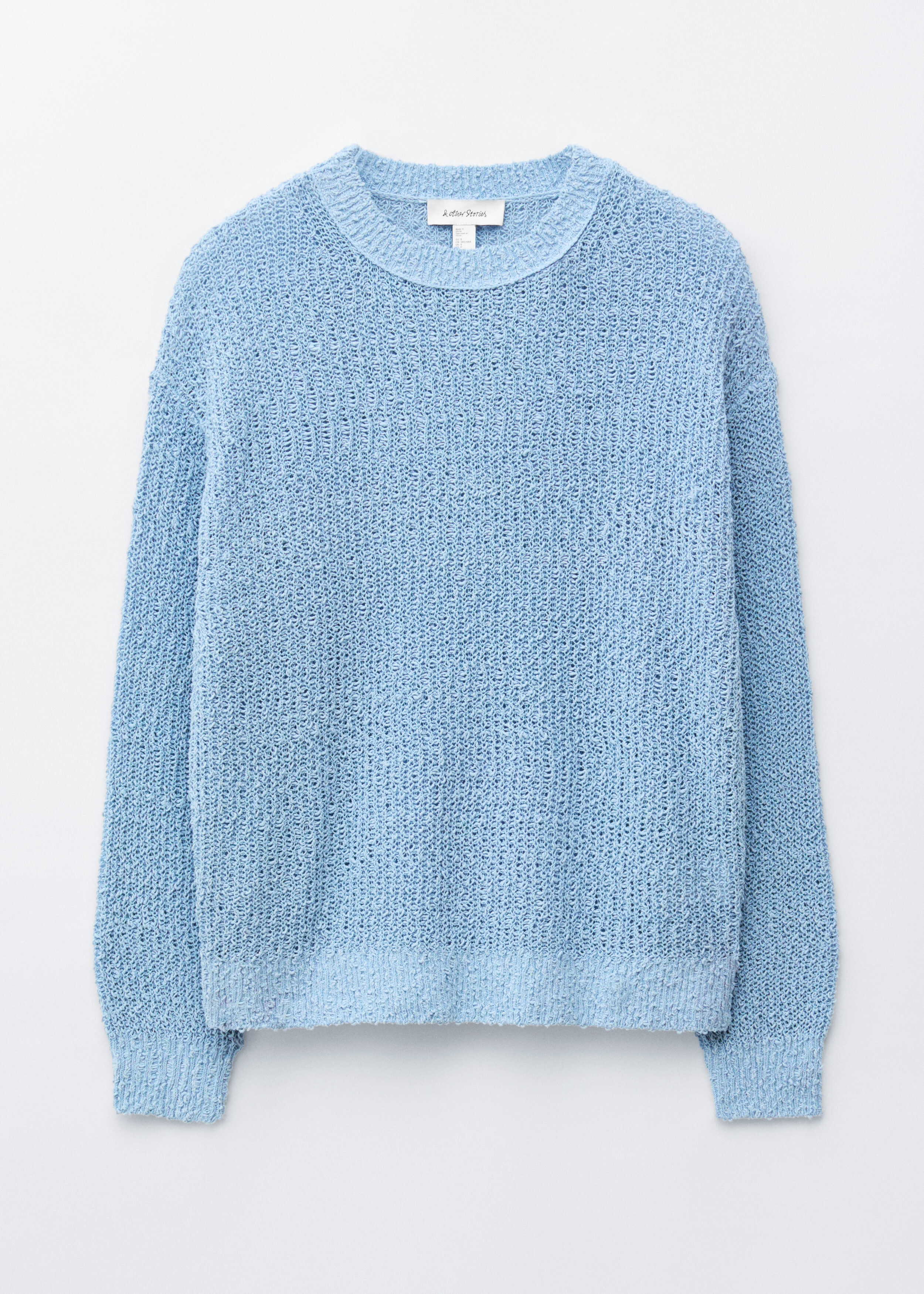 & Other Stories SILK-COTTON KNIT JUMPER