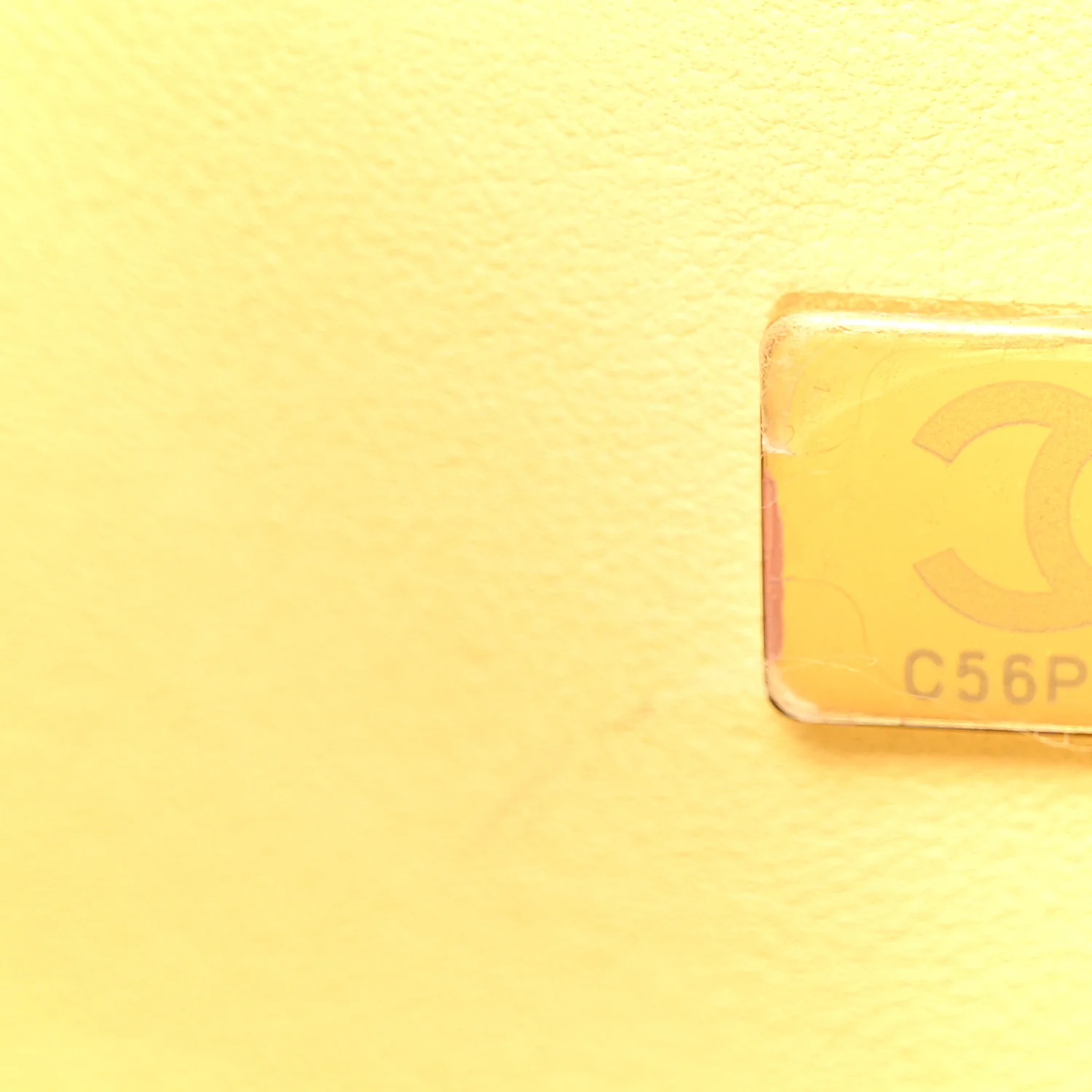 Caviar Quilted Small Double Flap Light Yellow - Top Club