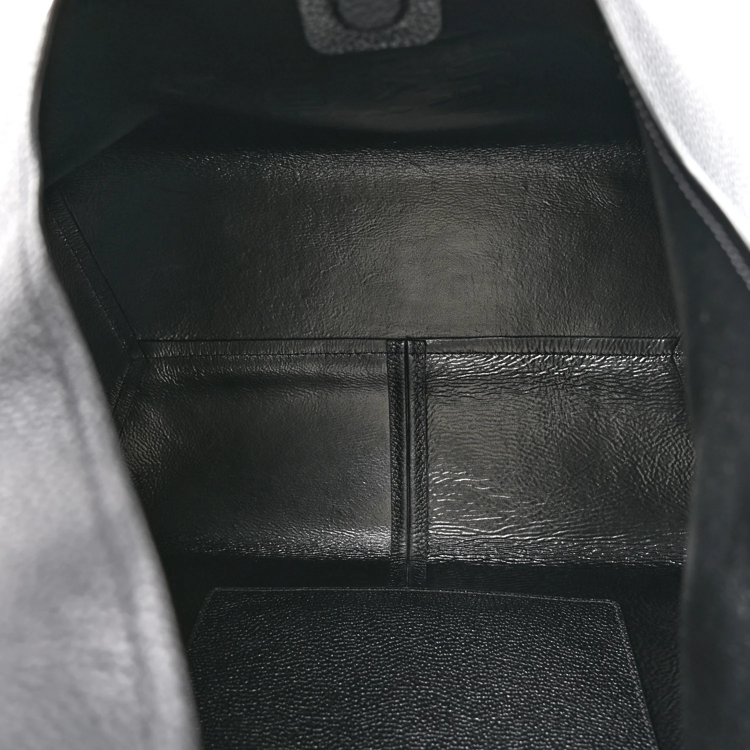 Grained Calfskin Medium The Sack Bag Black - Top Club
