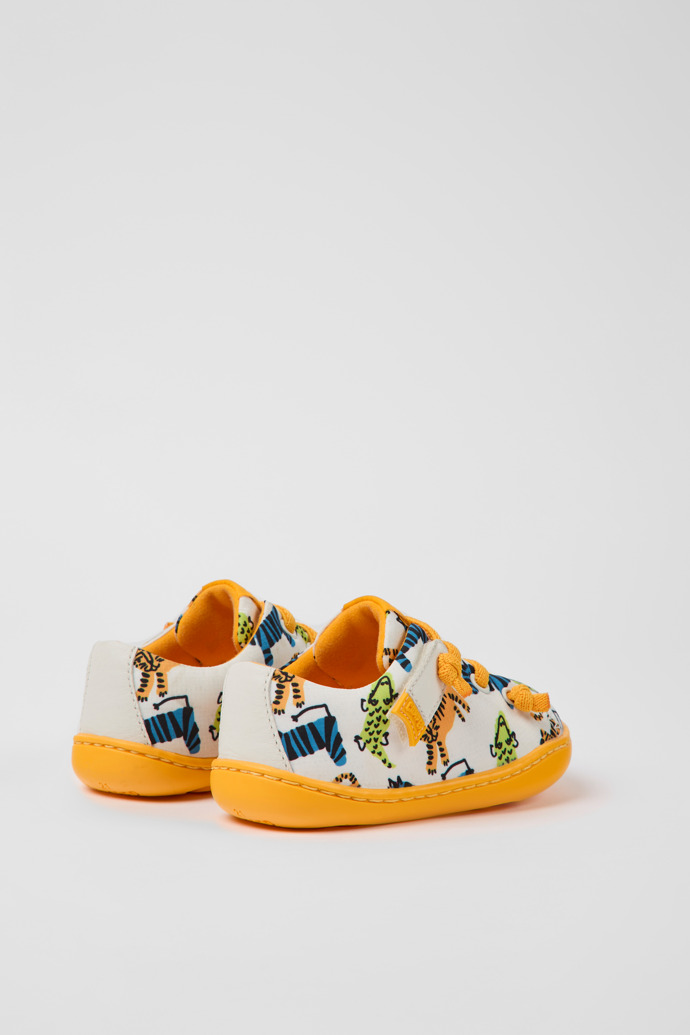 Peu Multicolored Fabric and Leather Shoes for Children