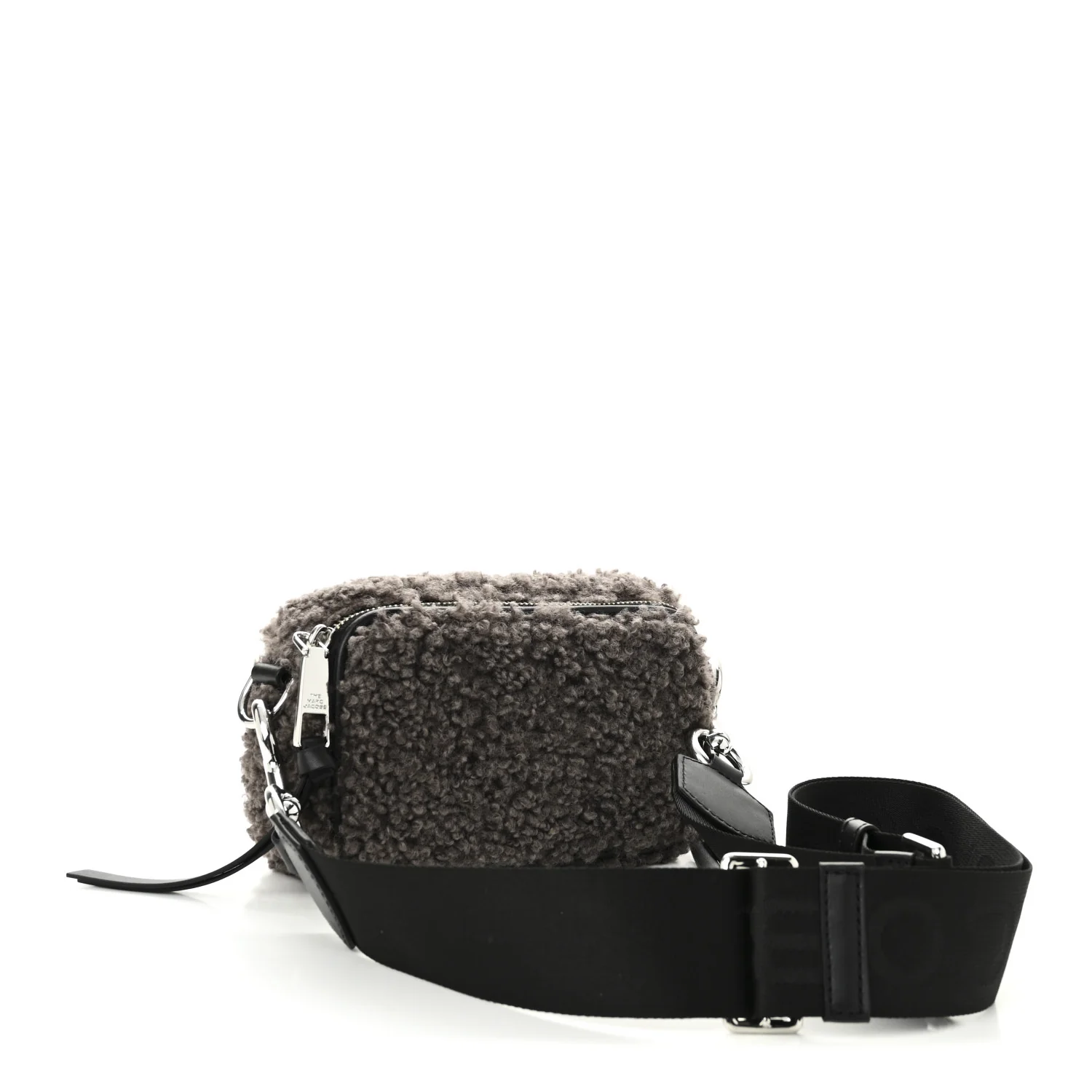 Shearling Snapshot The Teddy Camera Bag Grey - Top Club