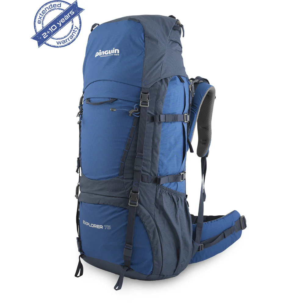 Pinguin EXPLORER 75 trekking backpack - blue