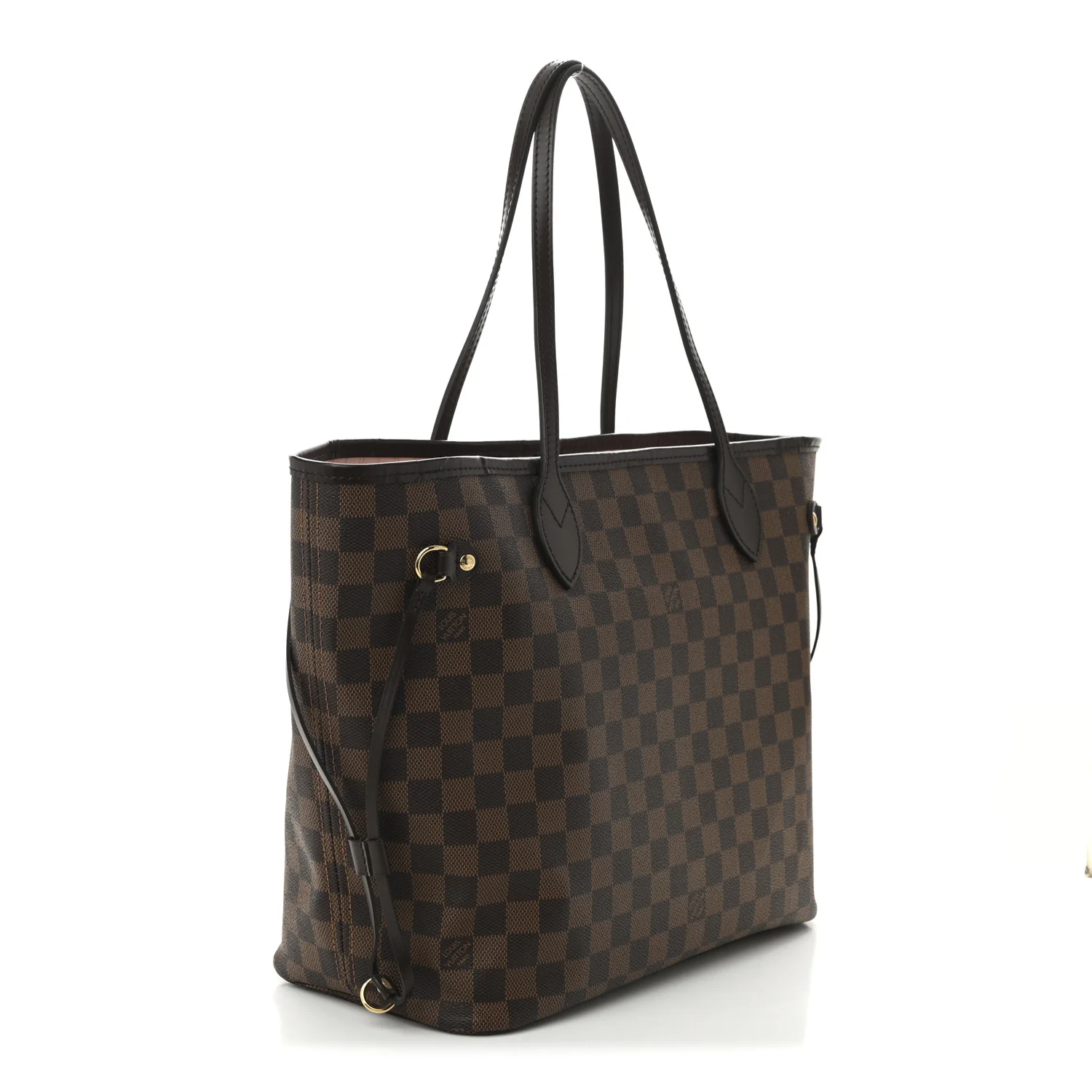 Damier Ebene Neo Neverfull MM Rose Ballerine - Top Club