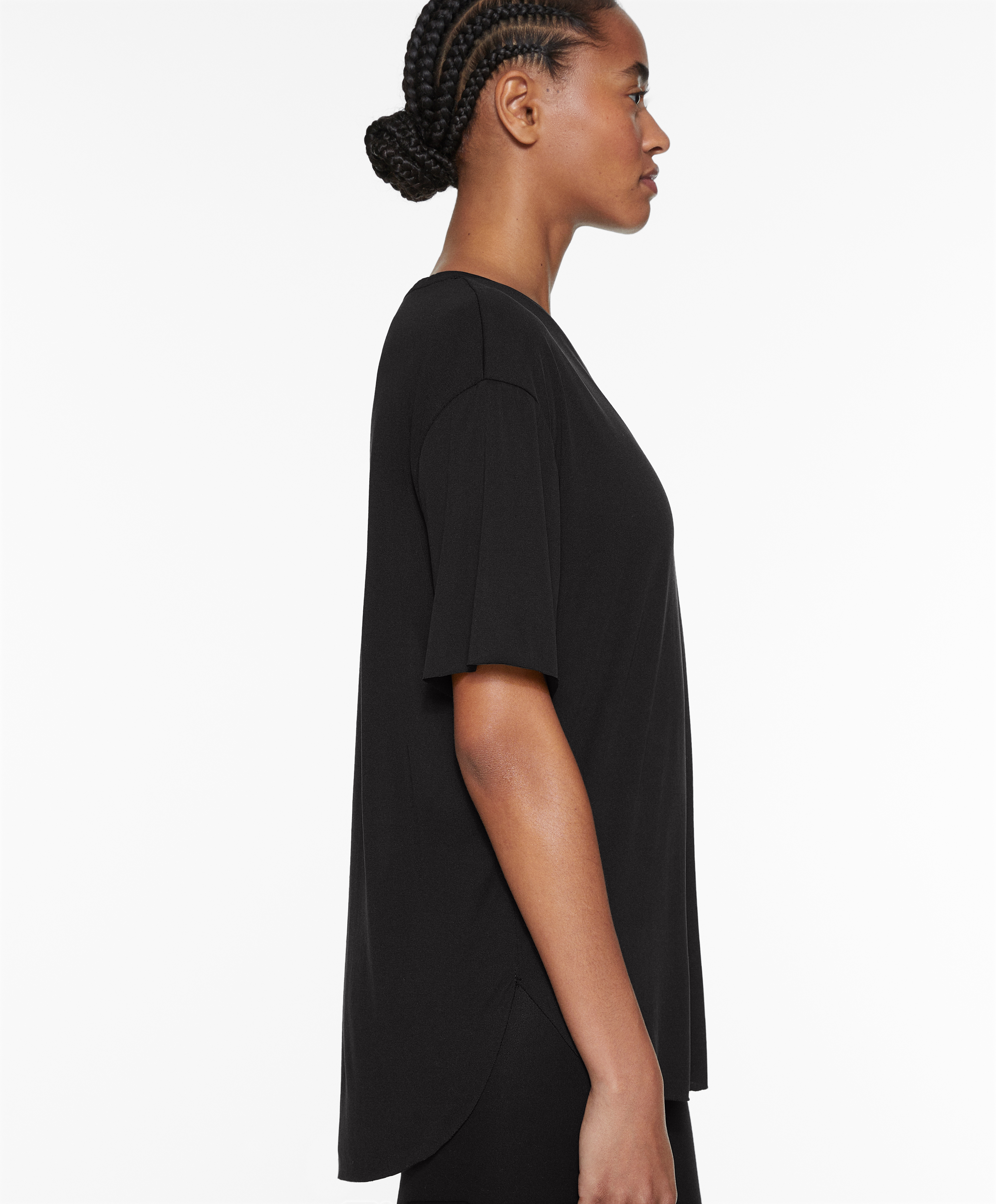 OYSHO Modal blend short-sleeved T-shirt