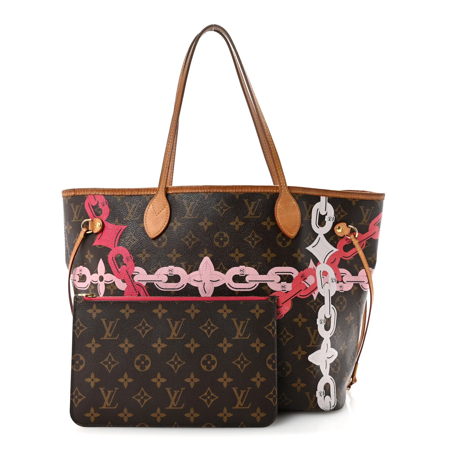 Monogram Bay Neverfull MM Rose Ballerine Poppy - Top Club