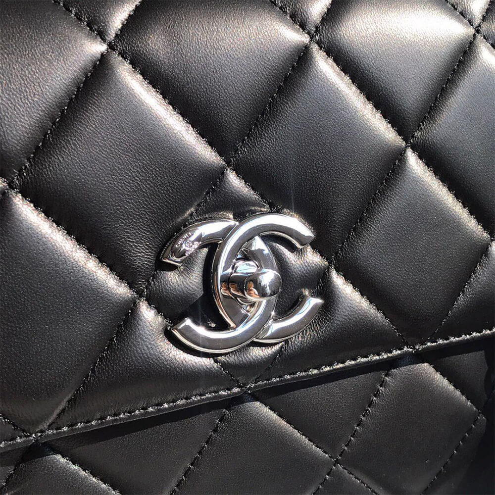 CHANEL FLAP BAG WITH TOP HANDLE(HIGH-END GRADE) - Top Club