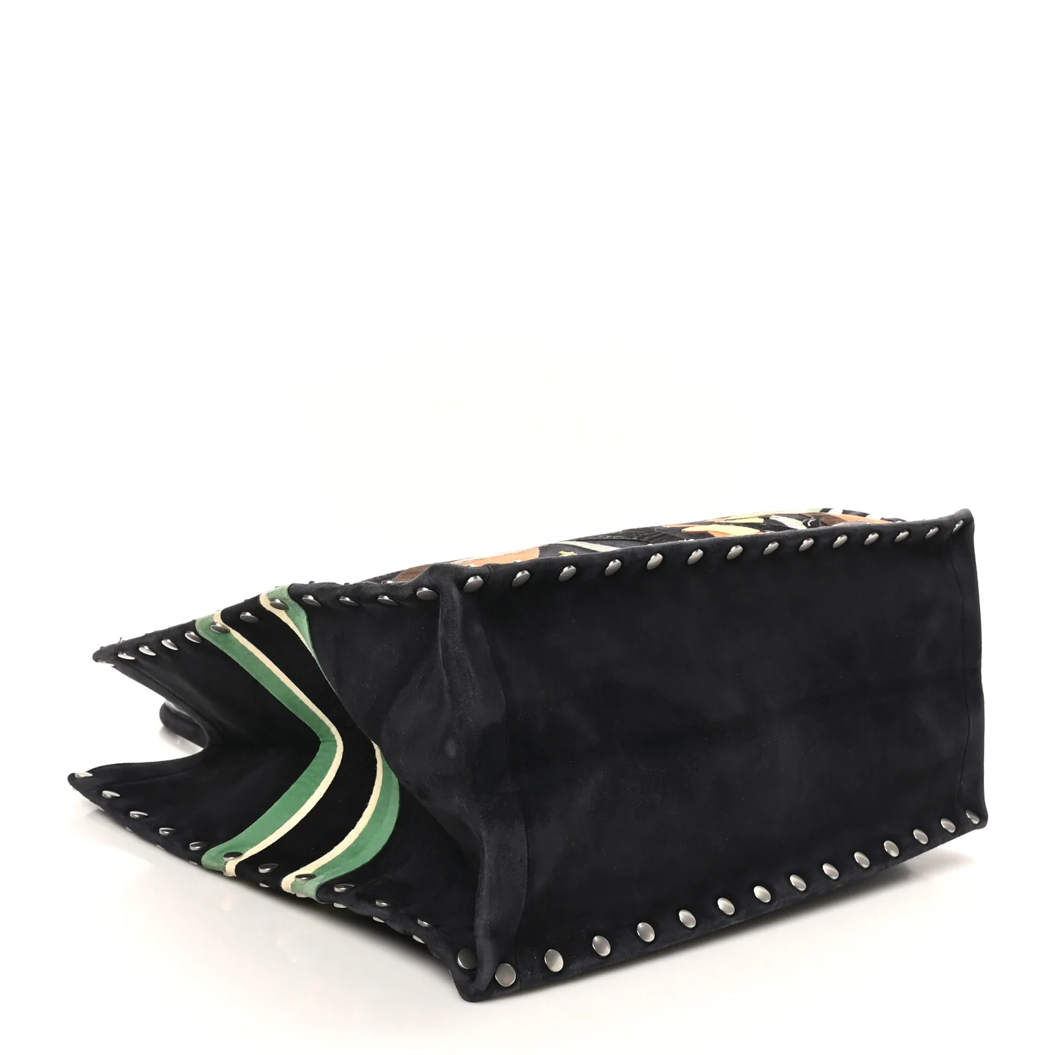 Suede Large L'Air Book Tote Black - Top Club