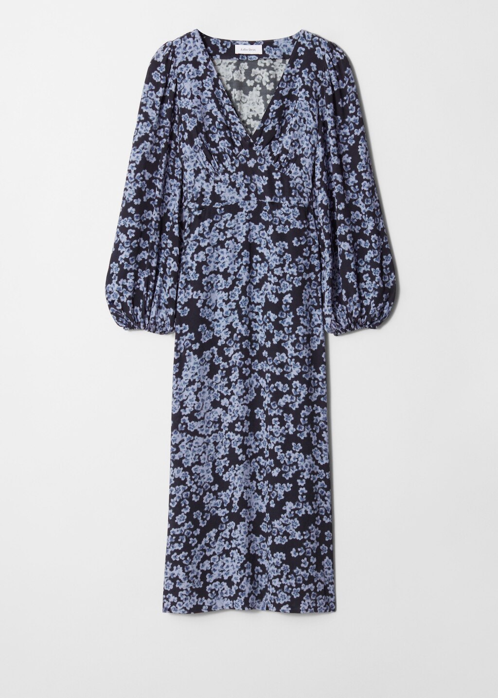 & Other Stories V-NECK MIDI DRESS