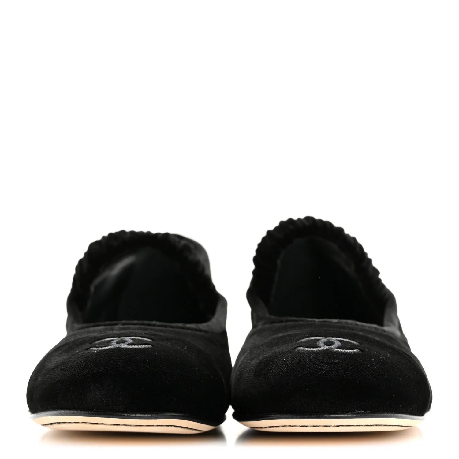 Velvet Mary Jane Flats 39 Black - Top Club