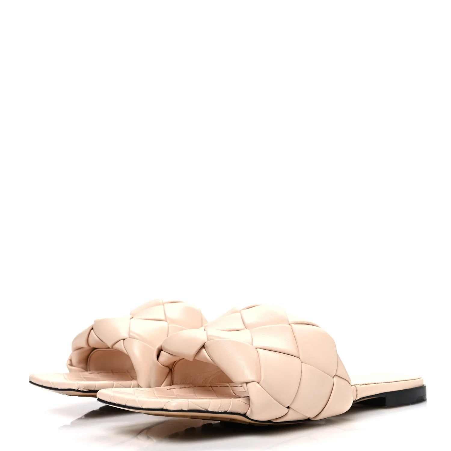 Nappa Maxi Intrecciato Lido Flat Sandals 40 Bandage - Top Club