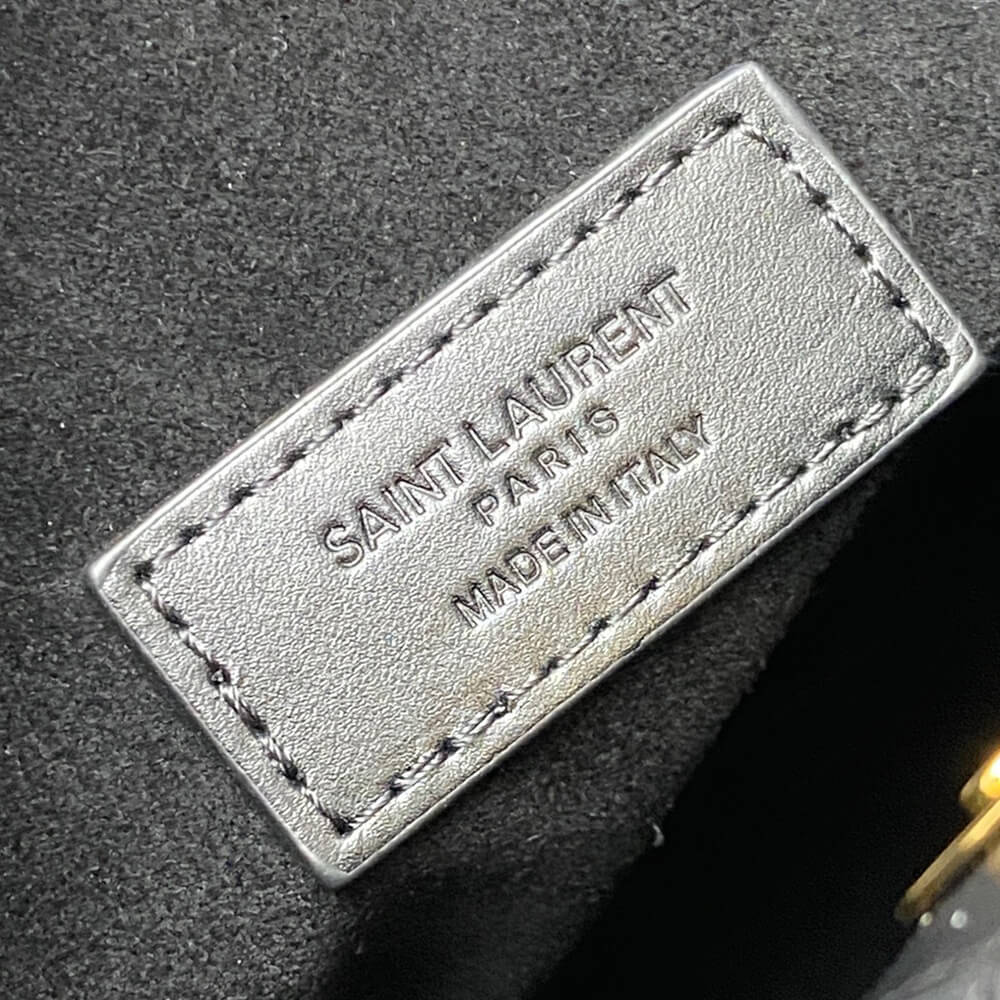 MINI TOY SHOPPING SAINT LAURENT IN BOX LEATHER - Top Club