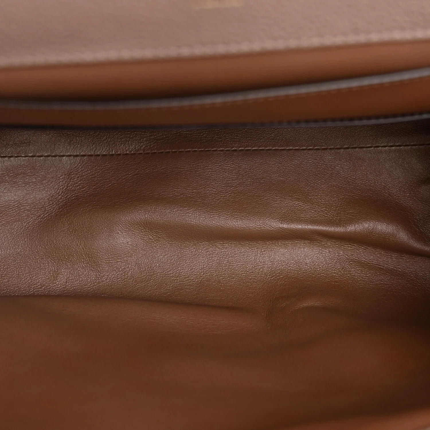 Calfskin Large Studio Bag Caraway Seed - Top Club