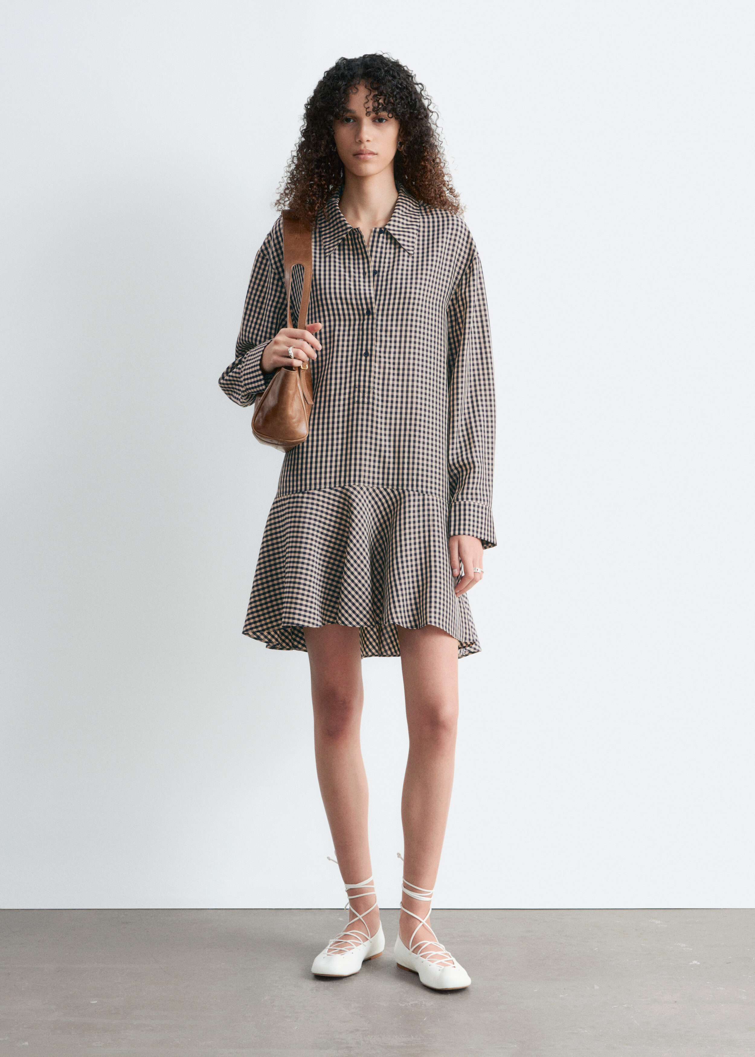 & Other Stories DROP-WAIST SHIRT DRESS