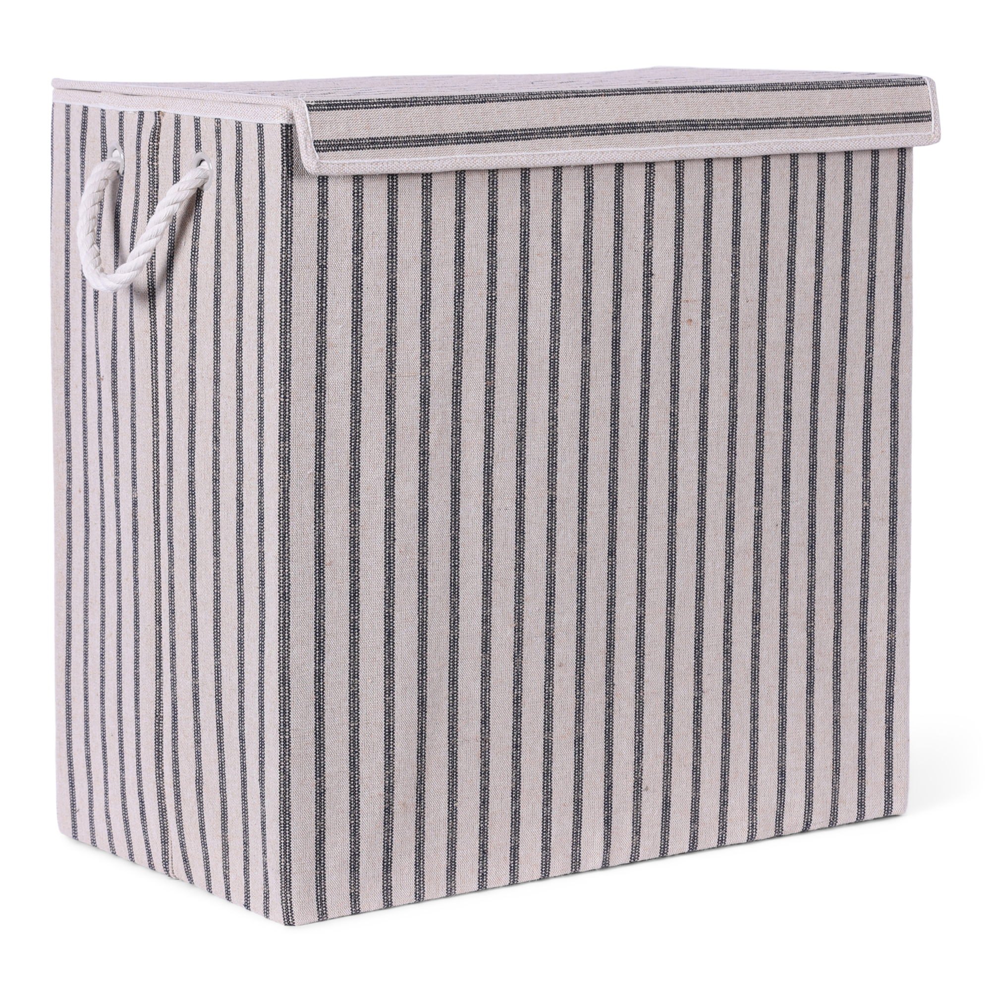 Wasmand rechthoek XL stripe black