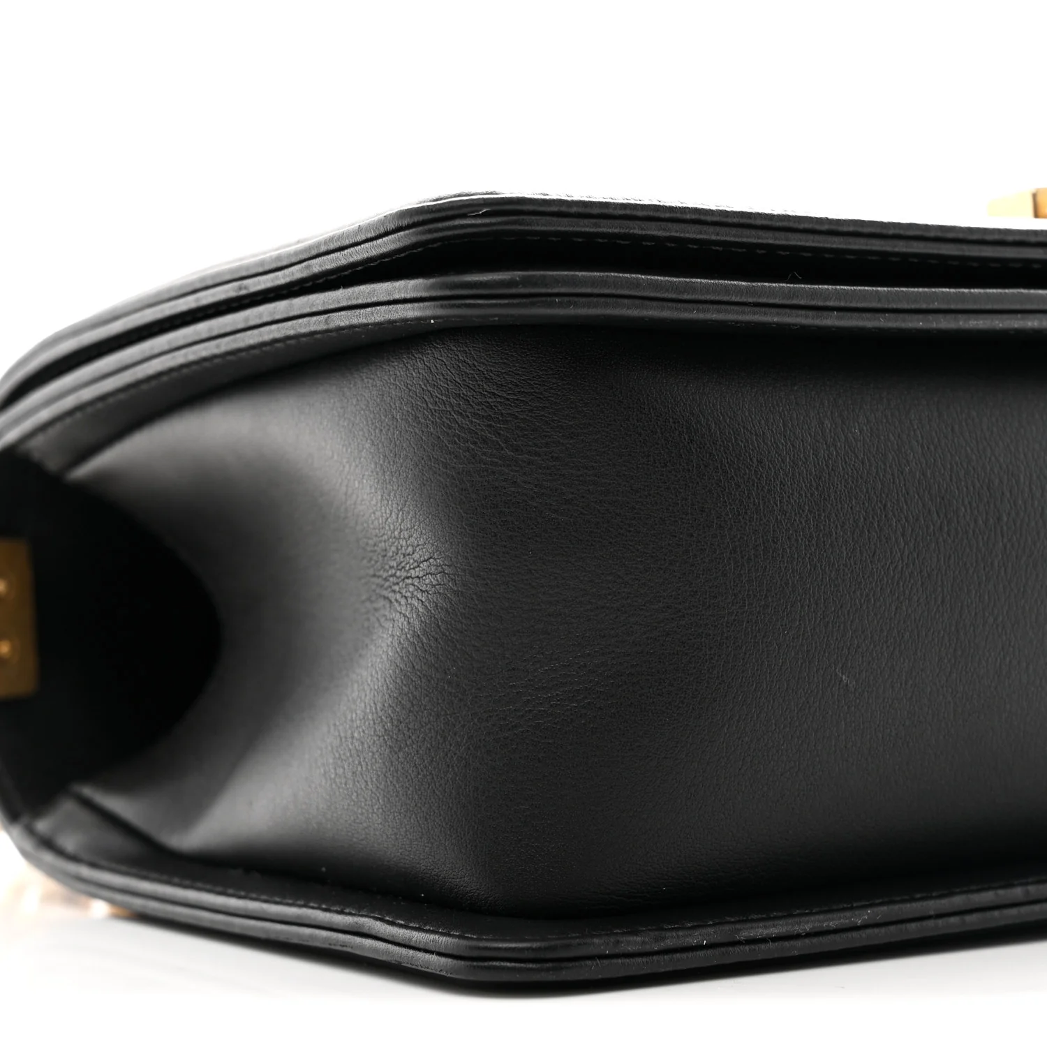 Lambskin Quilted Medium Boy Flap Black - Top Club