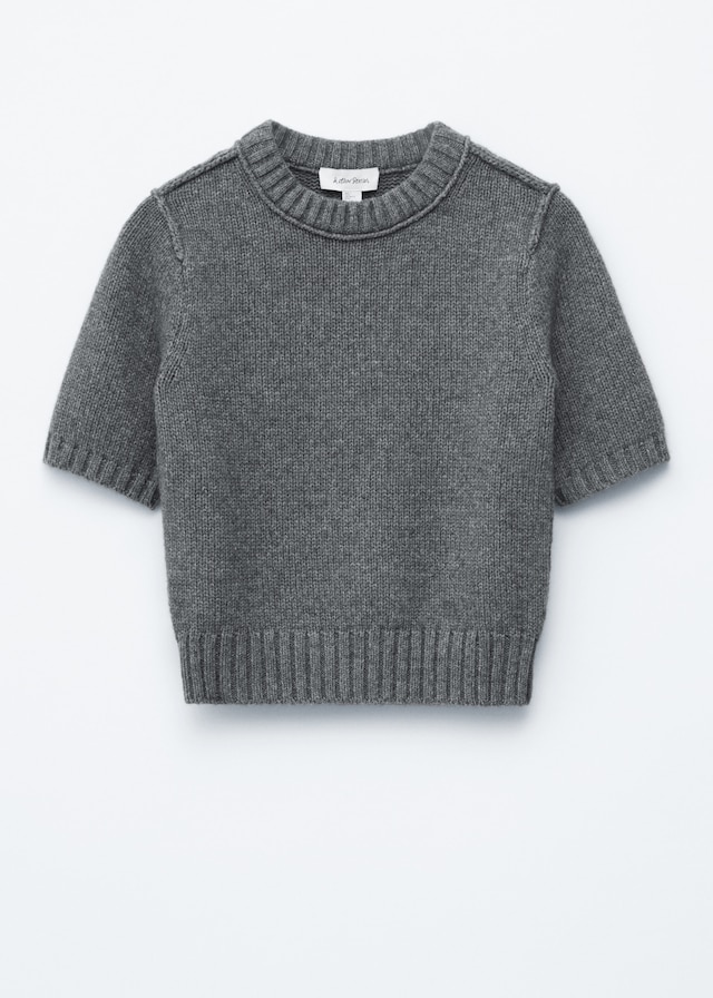 & Other Stories RIB-KNIT T-SHIRT