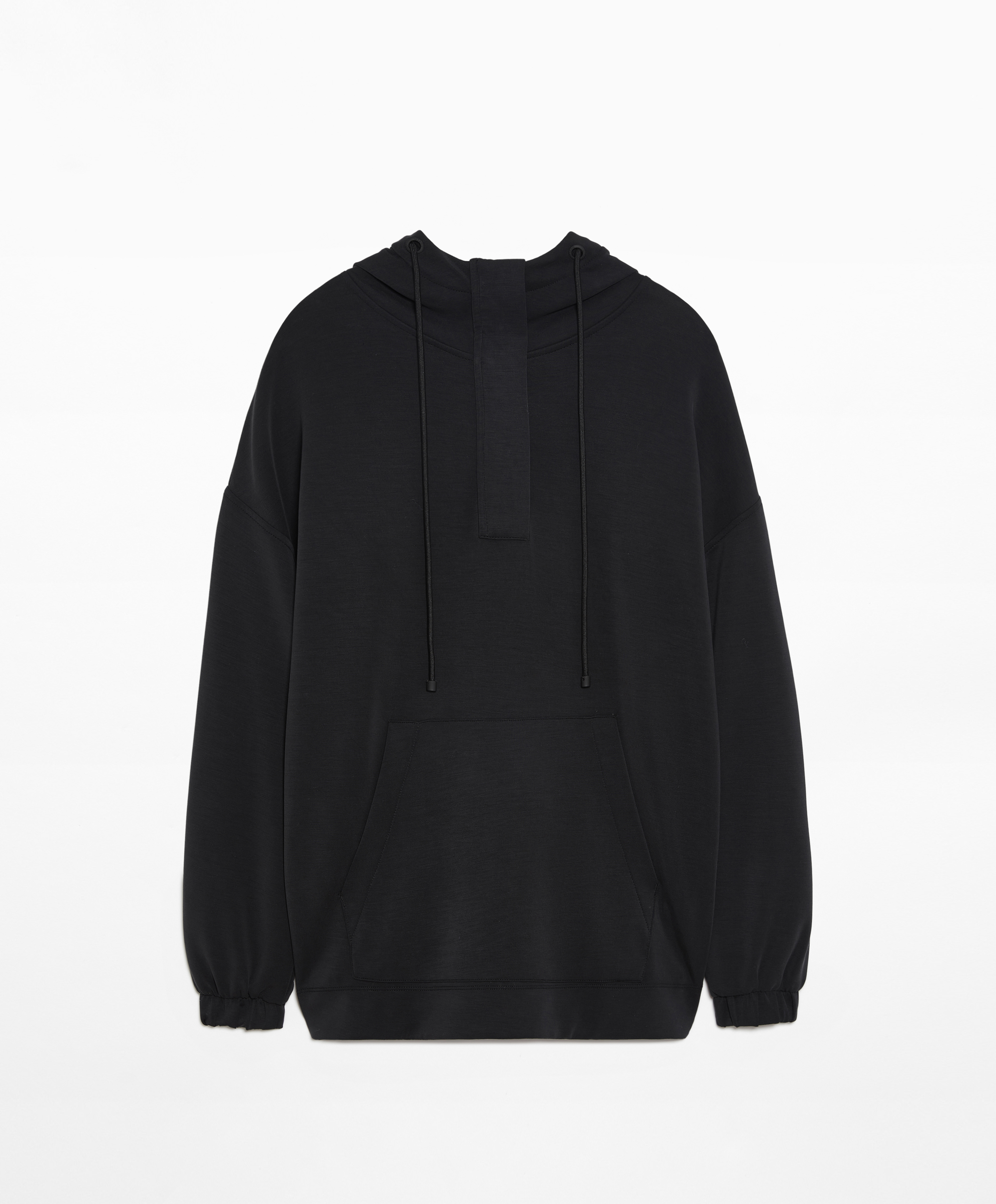 OYSHO Oversize sweatshirt with soft-touch modal and zip