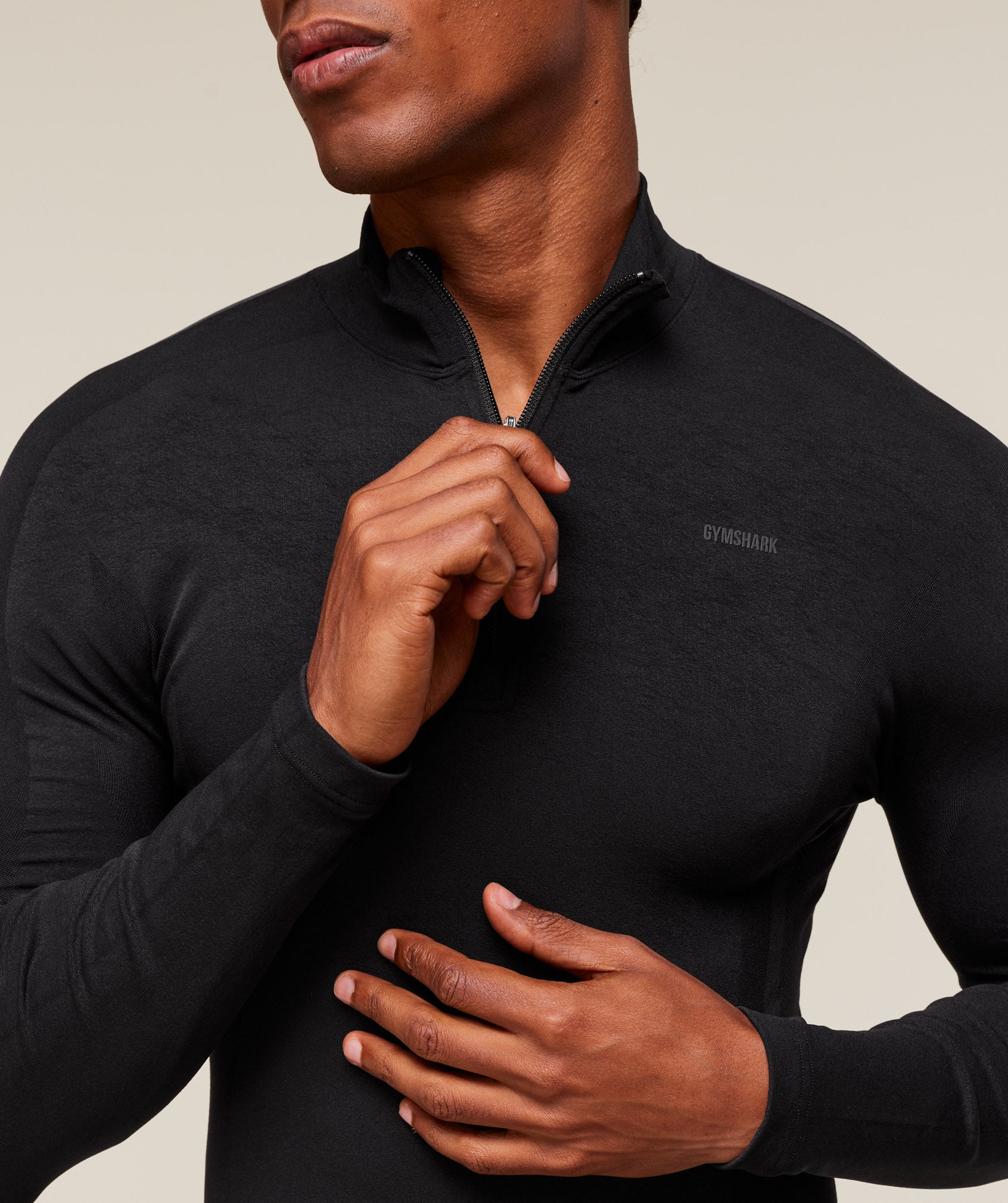 COACH everywear Warp Knit 1/4 Zip