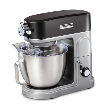 4.5 Qt. 12-Speed ​​Black and Silver Stand Mixer