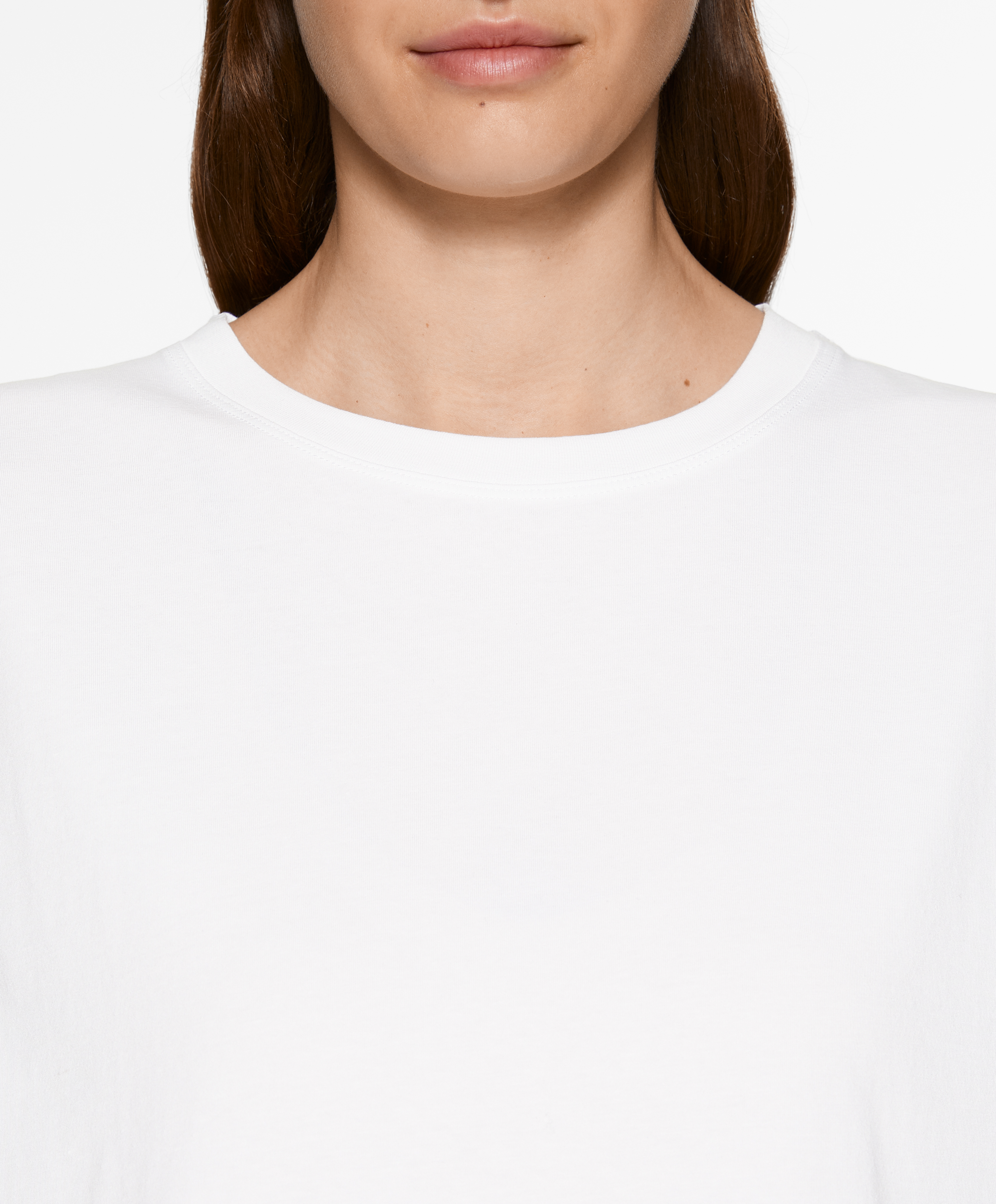 OYSHO Cotton blend sleeveless seamless T-shirt