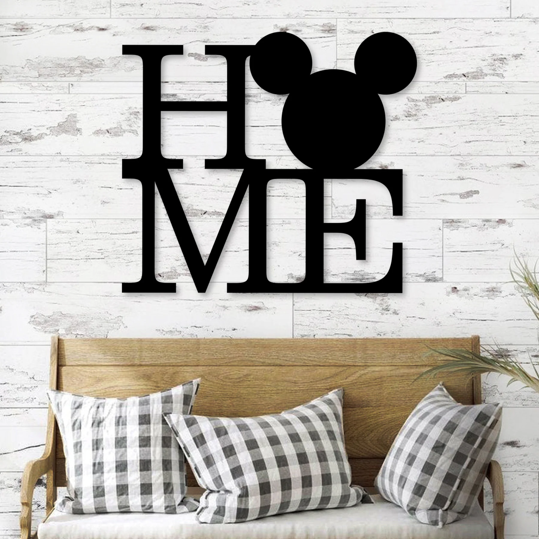 Mickey Mouse Home Metal Wall Art - Alvarez Pro Painting LLC