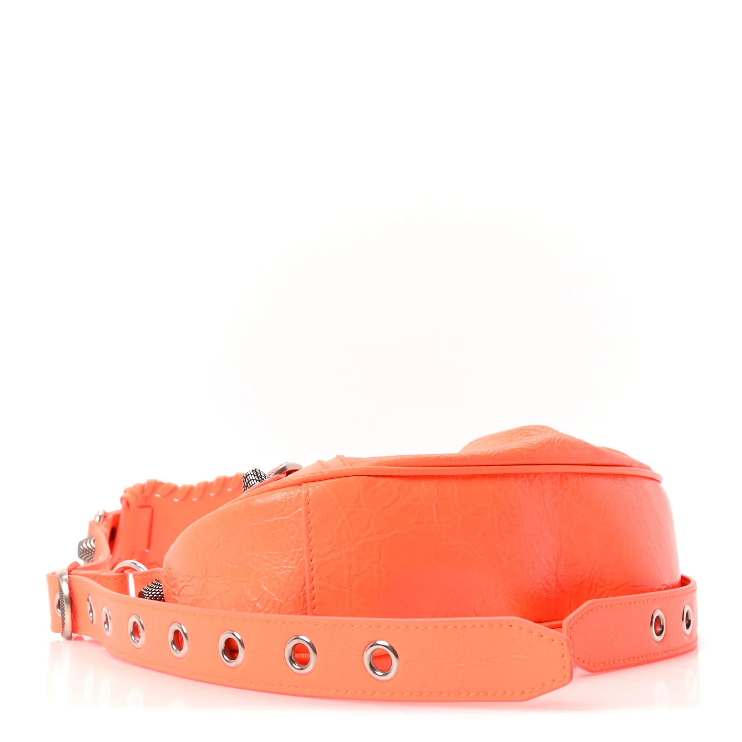 Agneau Arena Le Cagole Shoulder Bag XS Orange - Top Club
