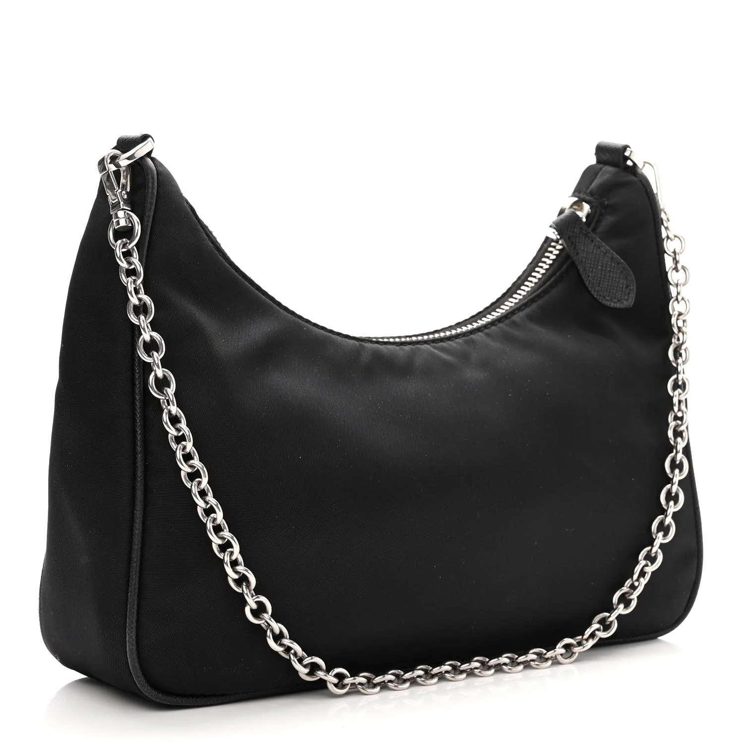 PRADA Nylon Re-Edition 2005 Shoulder Bag Black - Top Club