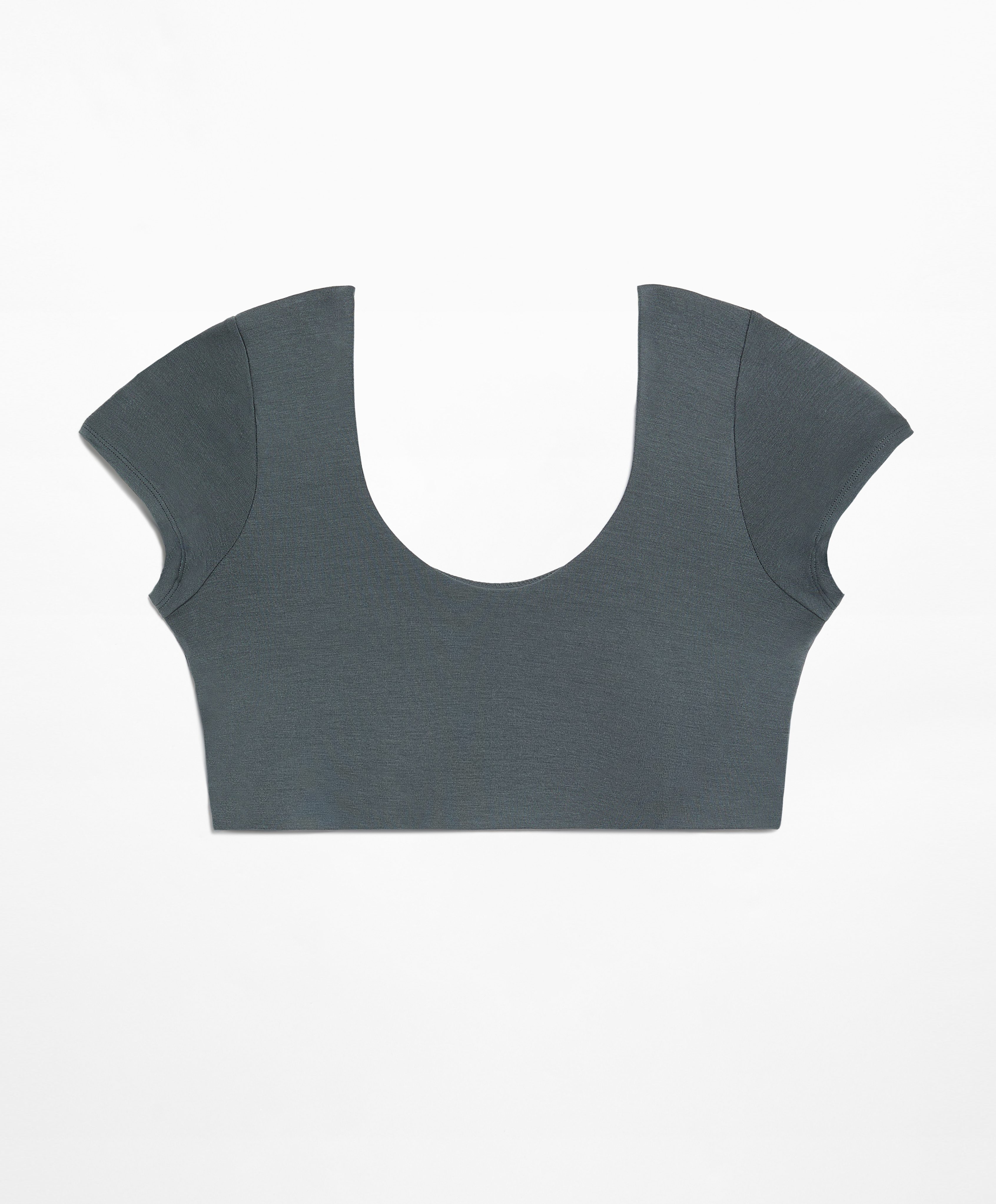 OYSHO Short-sleeved bra top with modal