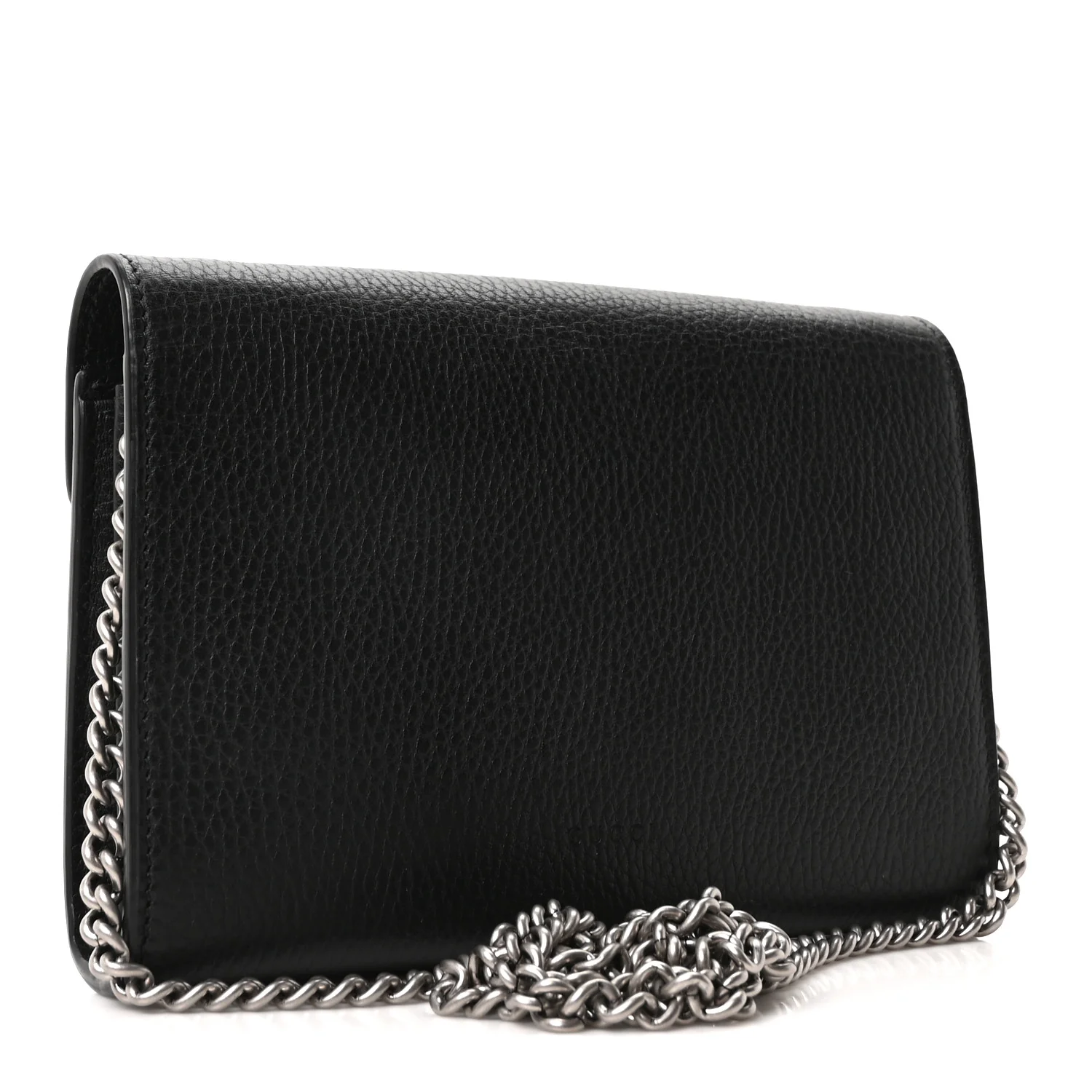 Calfskin Mini Dionysus Chain Wallet Black - Top Club
