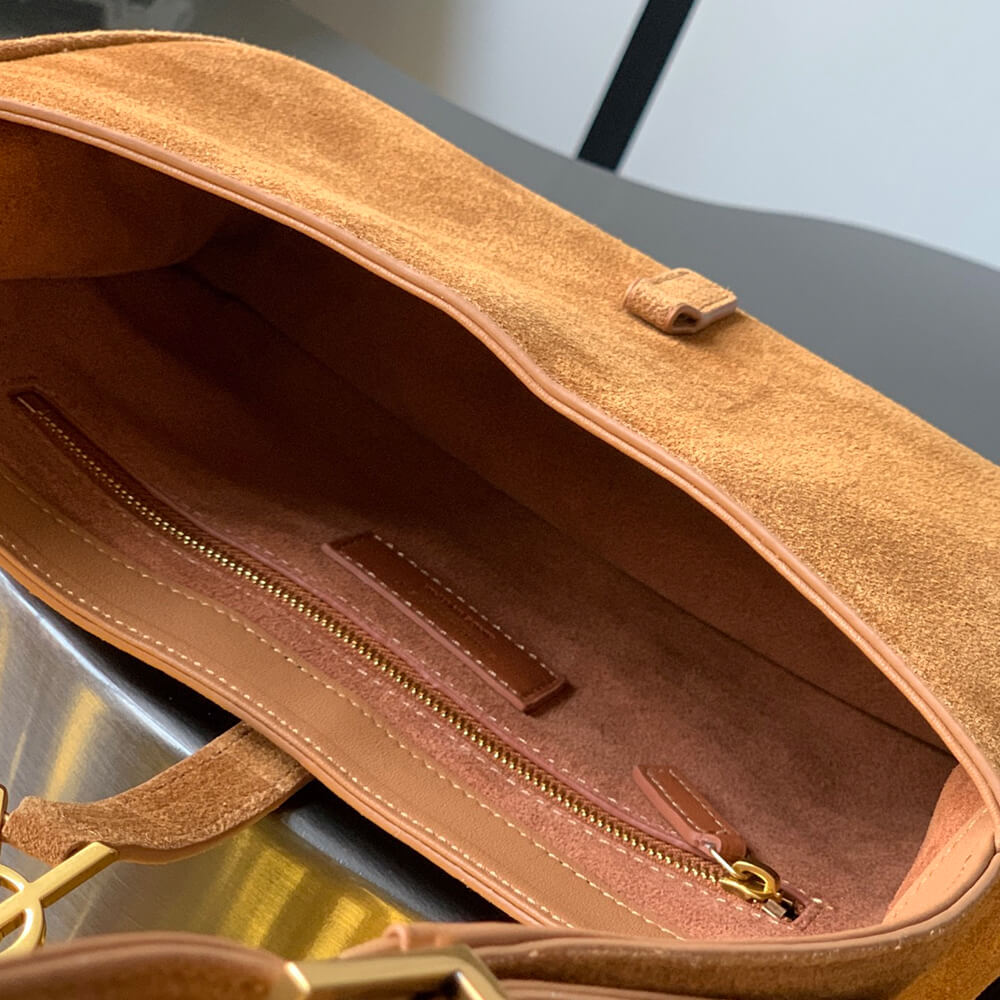 YSL LE 5 A 7 HOBO BAG IN SUEDE - Top Club