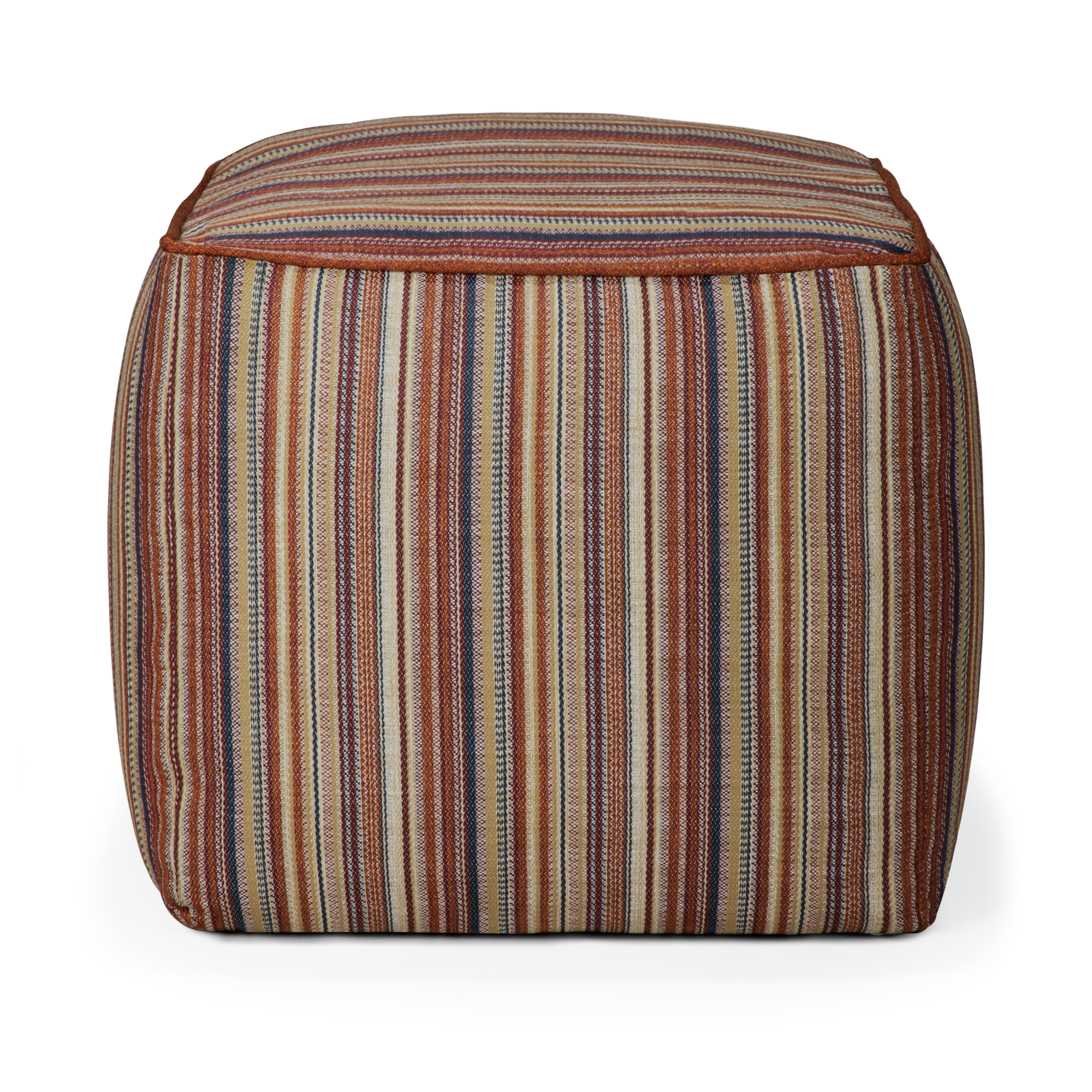 Poef Zahara outdoor terra stripe
