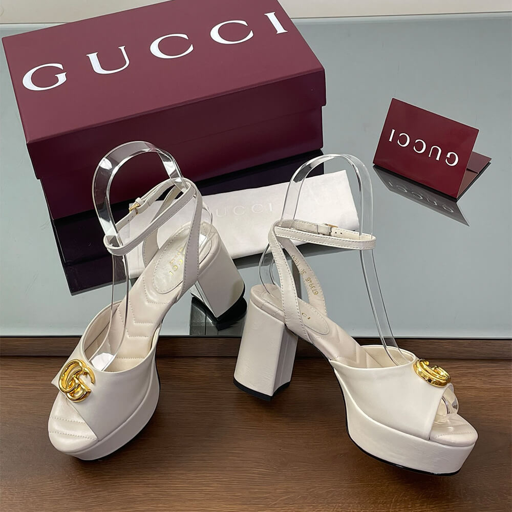 GUCCI Women s platform sandal with Double G - Top Club
