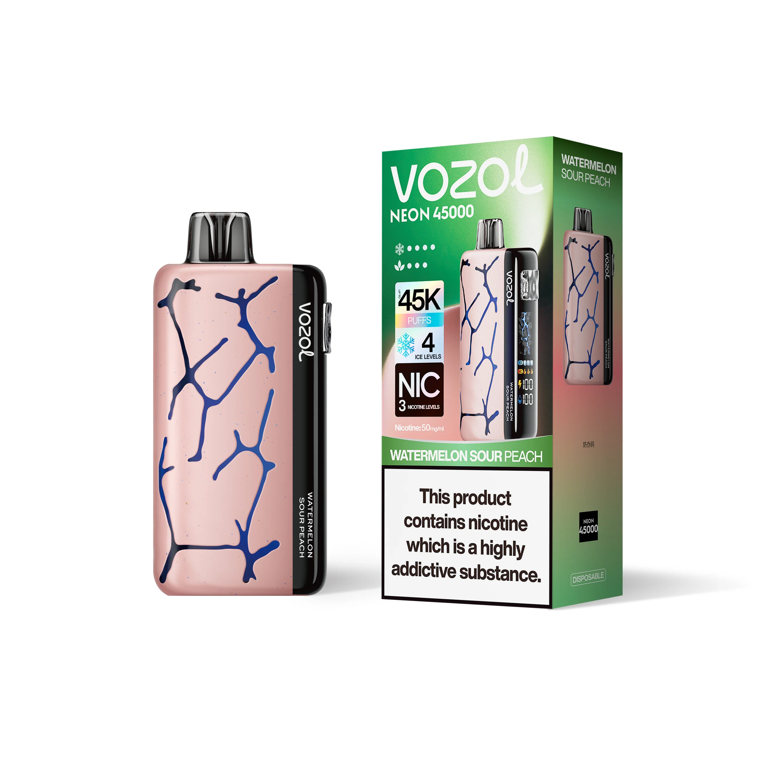 VOZOL NEON 45K Disposable Vape (All Flavours)