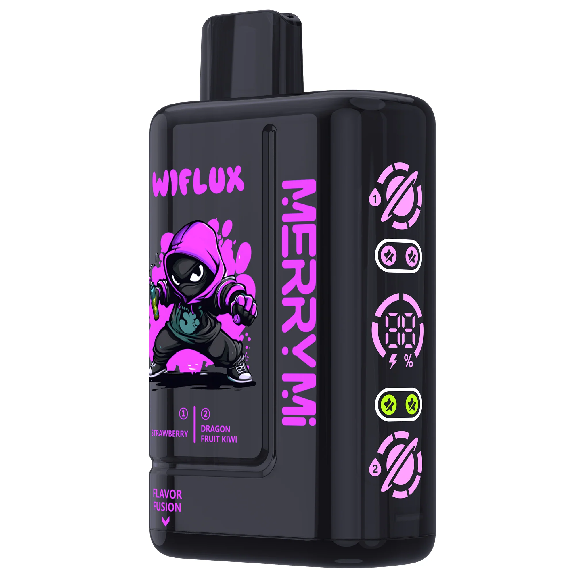 MerryMi WIFLUX 24K ładowalny jednorazowy e-papieros (wszystkie smaki)