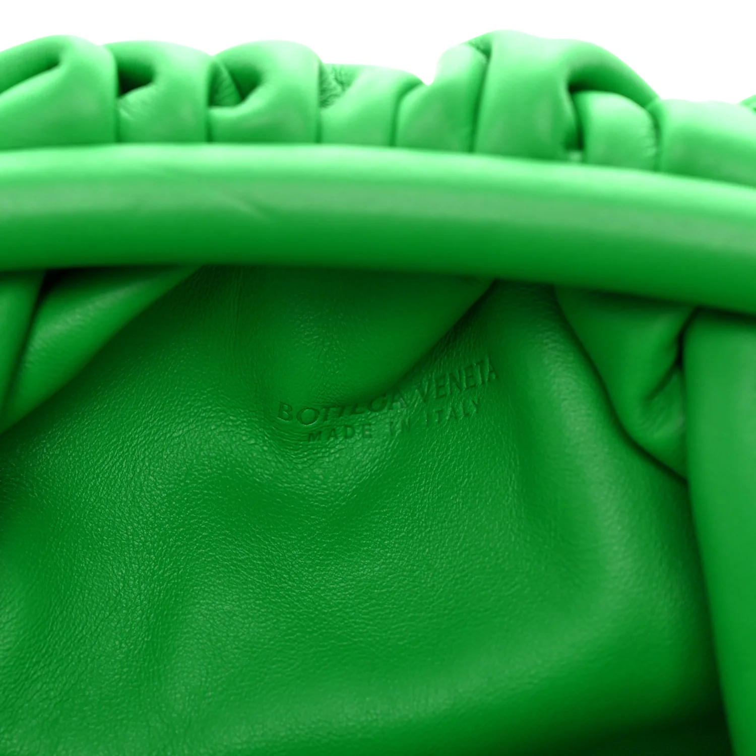 Butter Calfskin The Mini Pouch Parakeet - Top Club