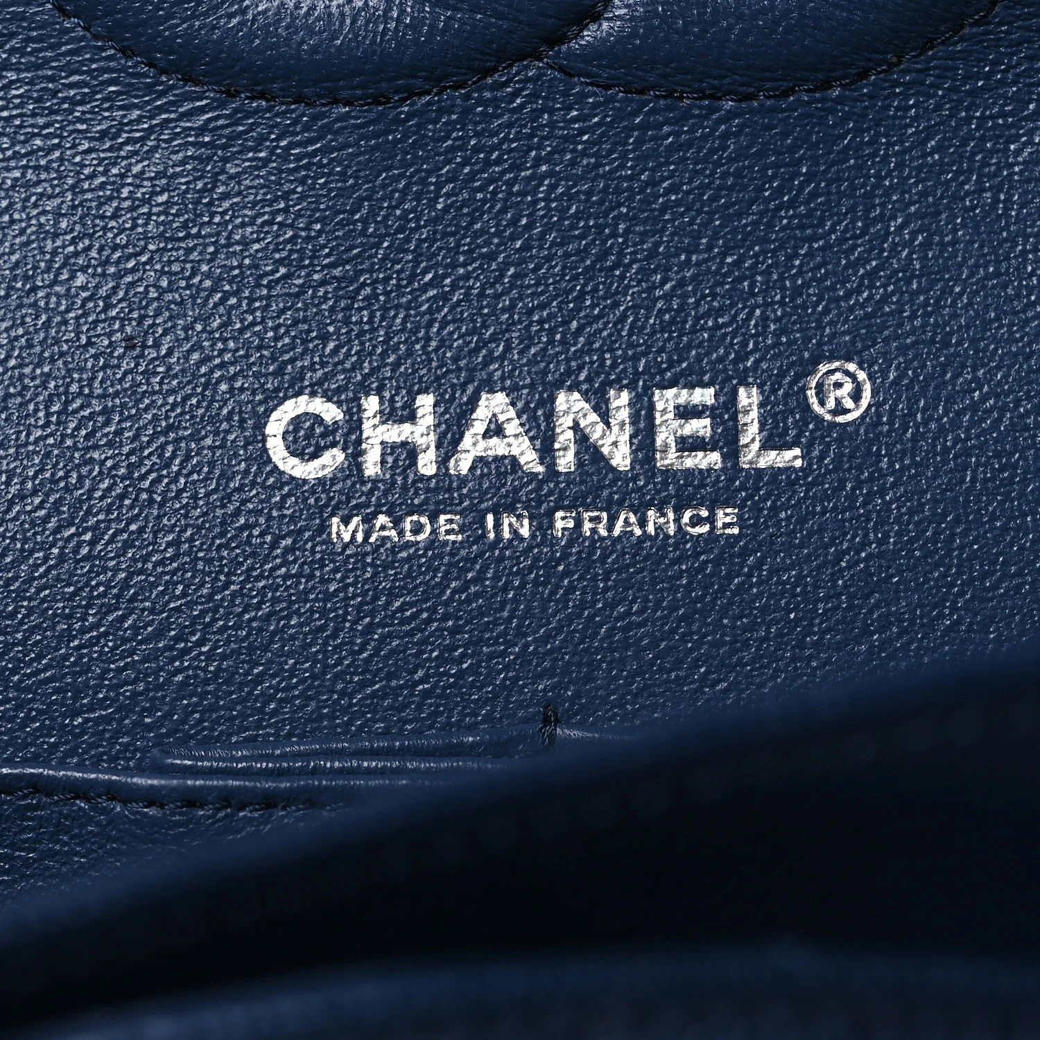 Caviar Quilted Medium Double Flap Navy - Top Club