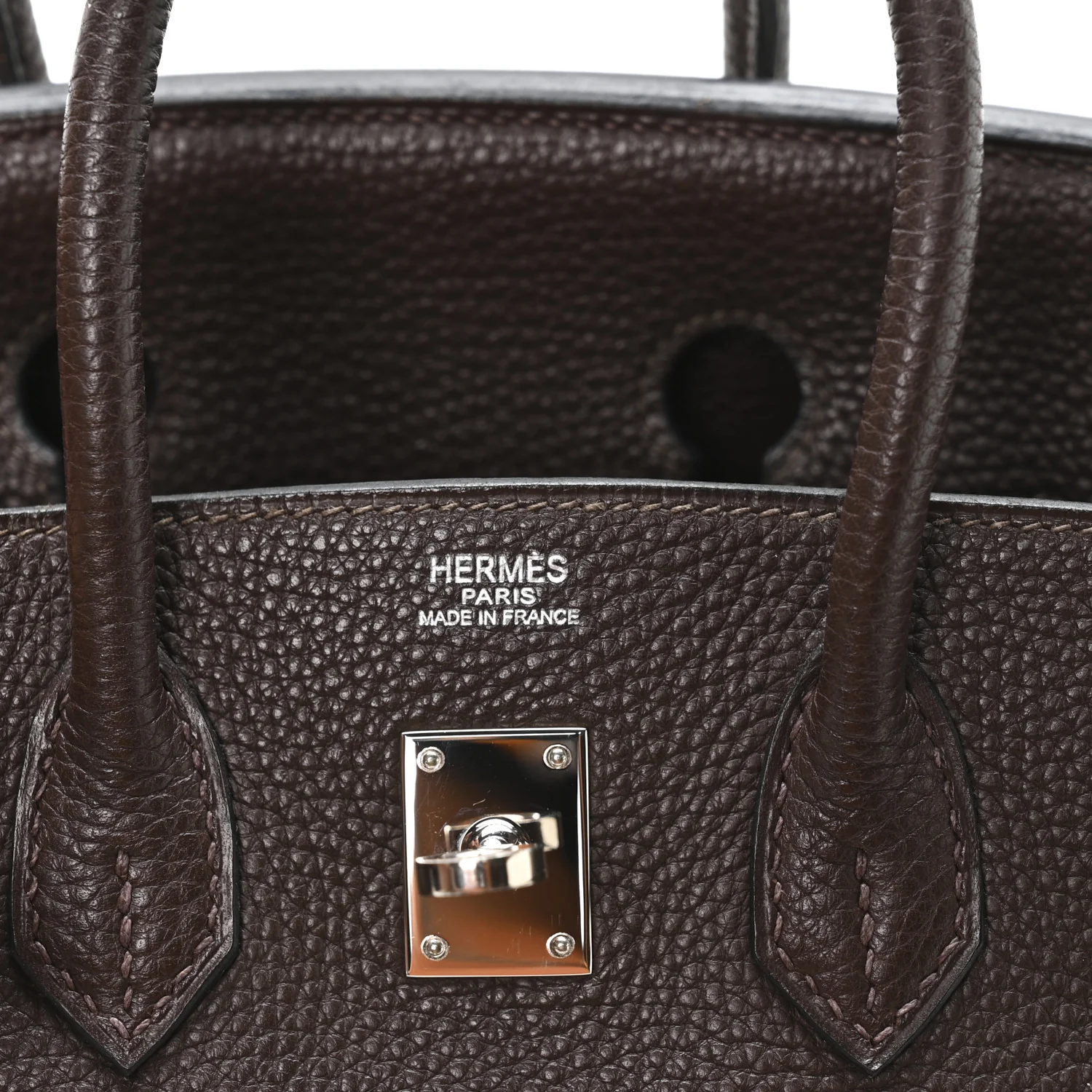 Togo Birkin 25 Chocolate - Top Club