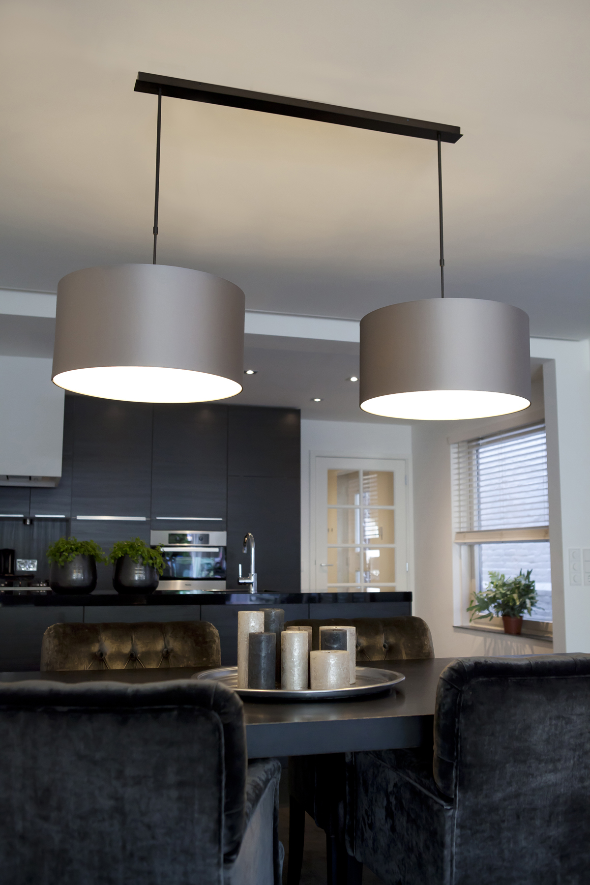 Ophangsysteem Fiori 2 lichts SATIN