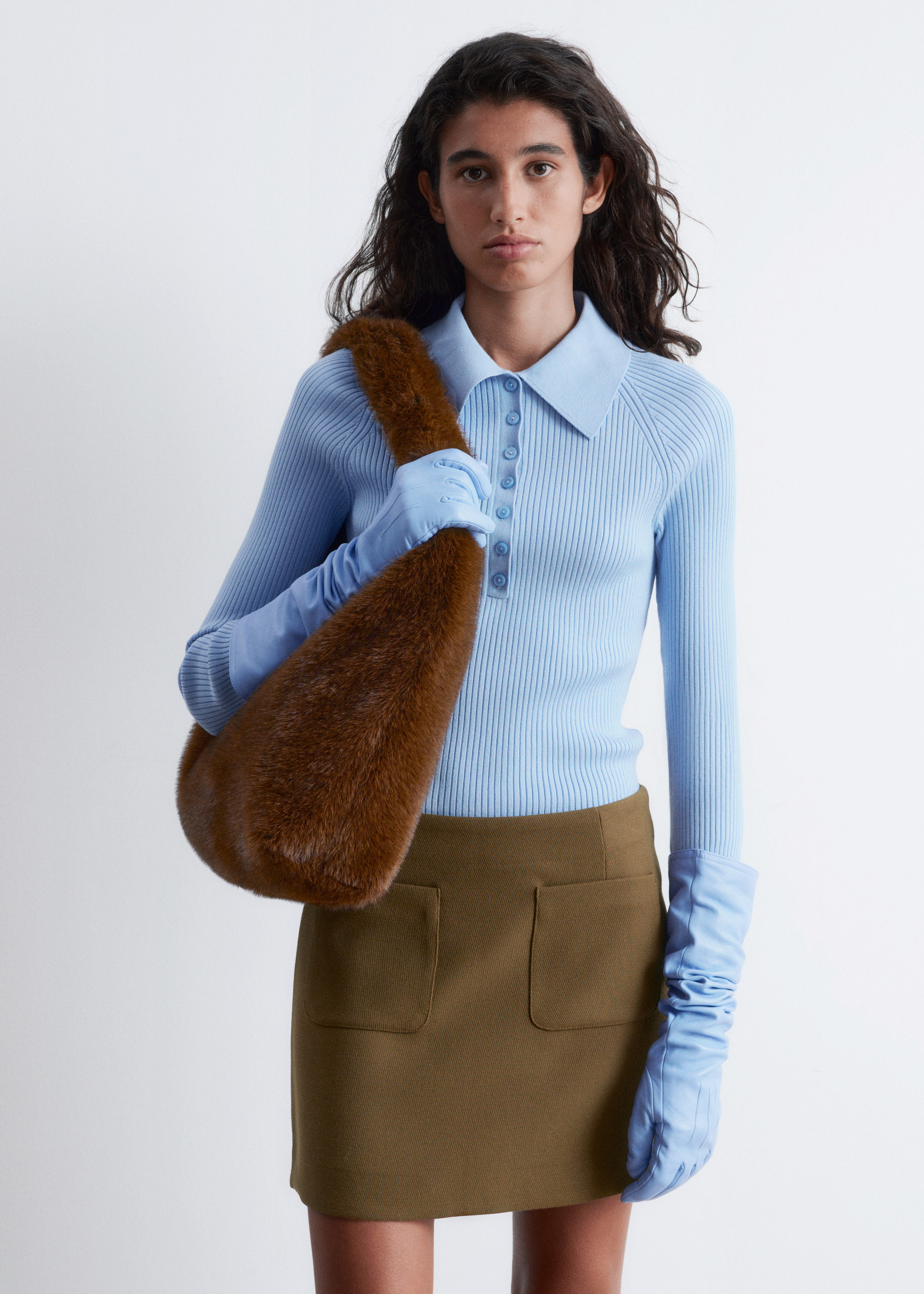 & Other Stories A-LINE MINI SKIRT