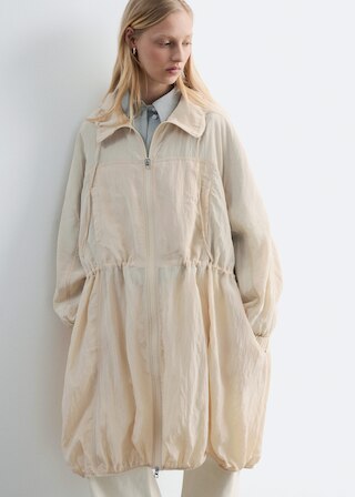 & Other Stories DRAWSTRING PARKA COAT