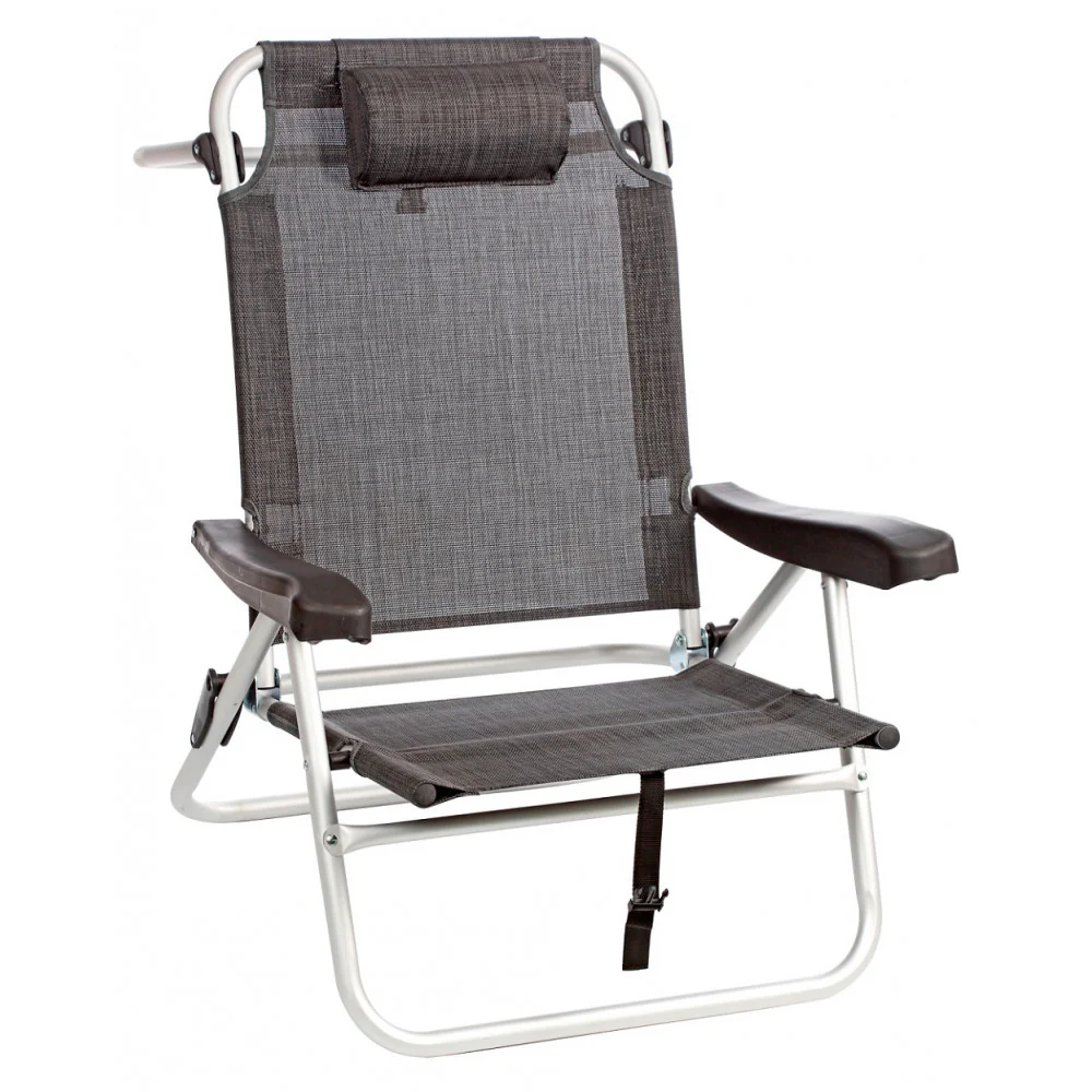 Brunner SIREN gray - Folding beach chair