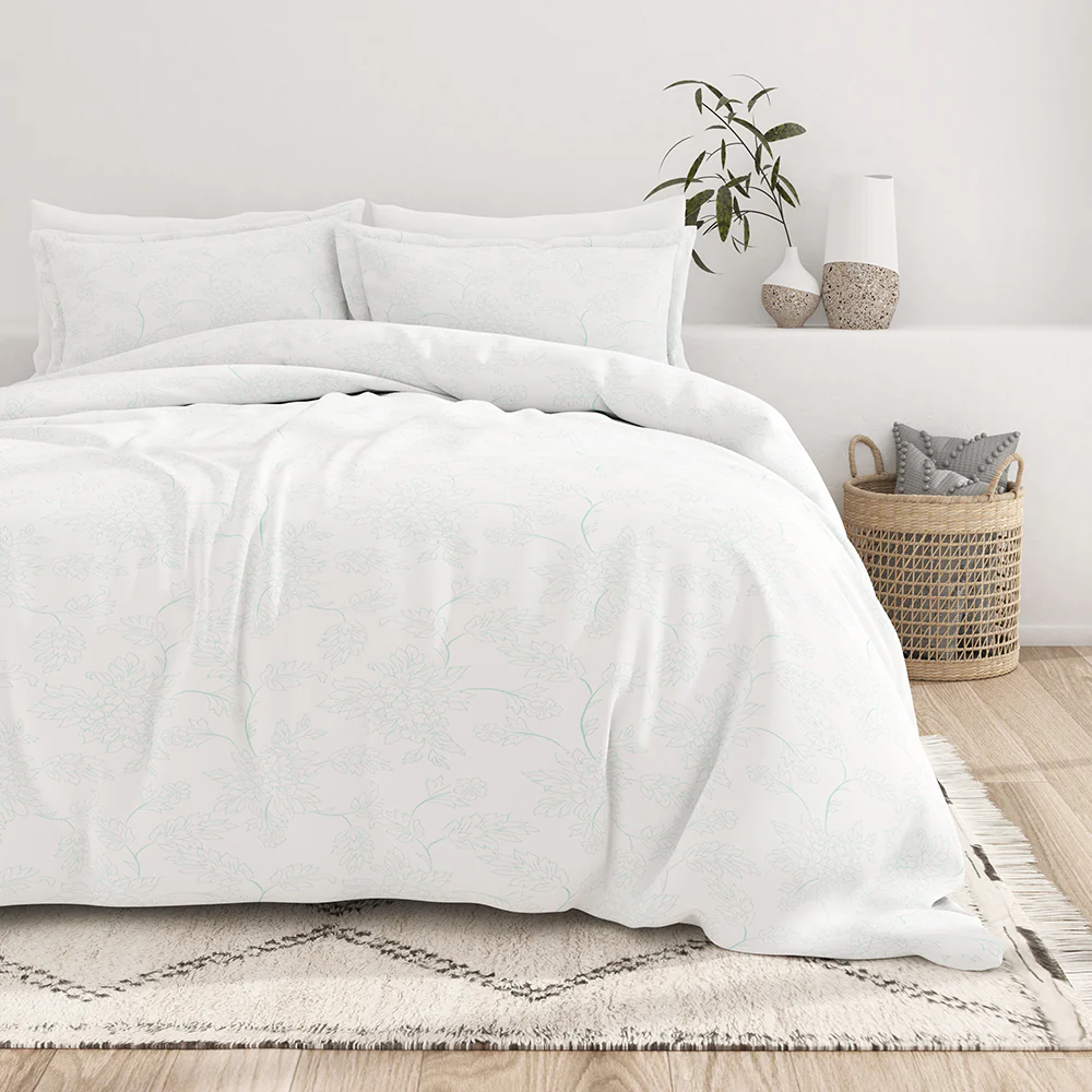 Vines Pattern 3-Piece Duvet Cover Set