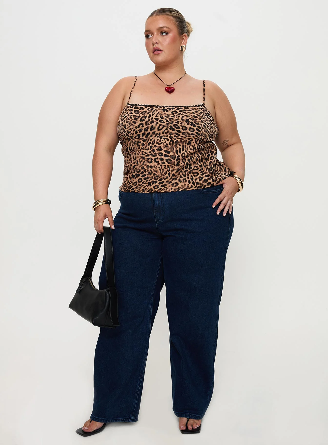 Jaquelyn Top Leopard Curve