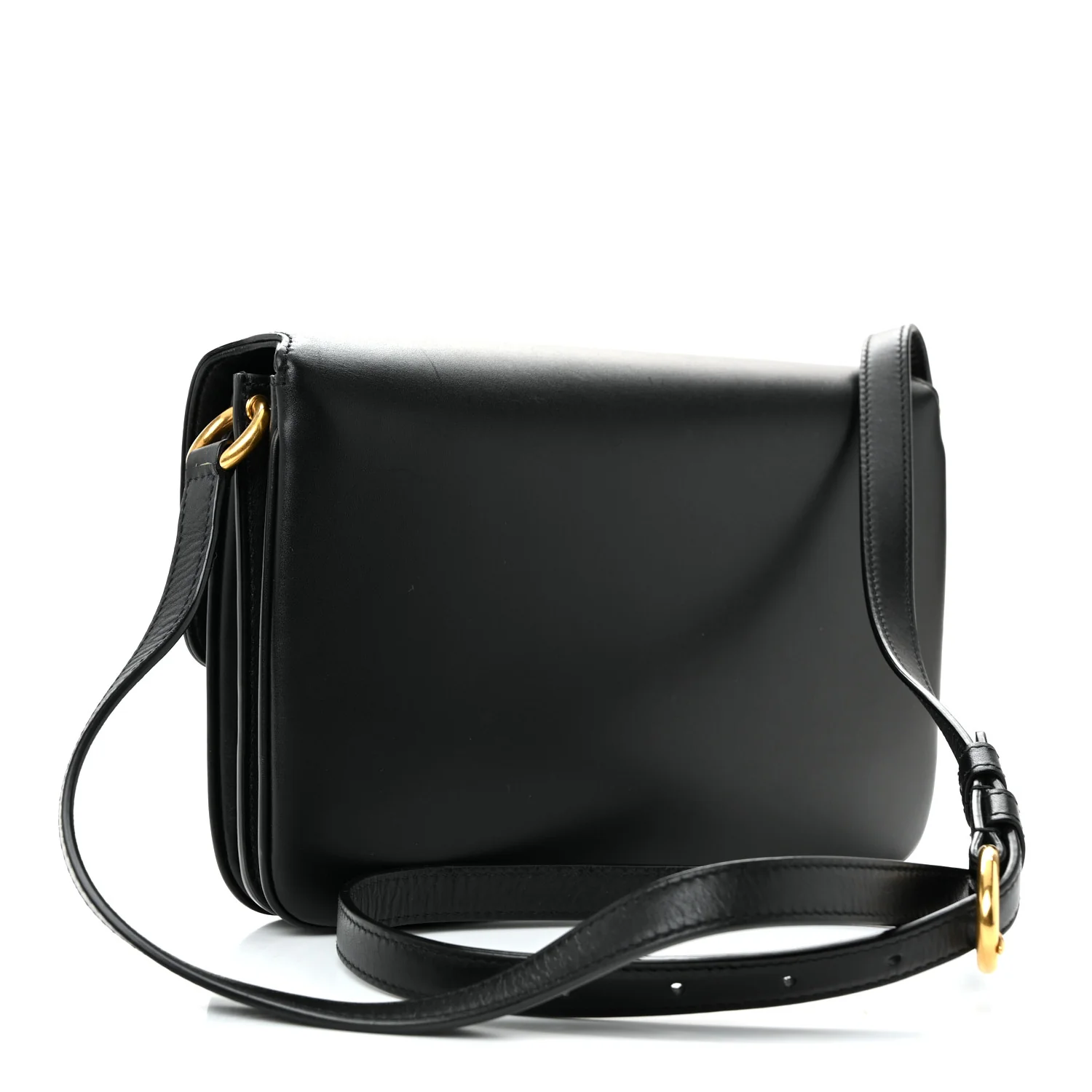 Smooth Calfskin Le Maillon Satchel Black - Top Club