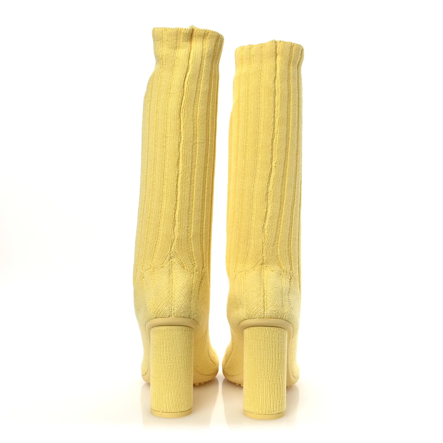 Cotton Knit Atomic Boots 40 Lemonade - Top Club