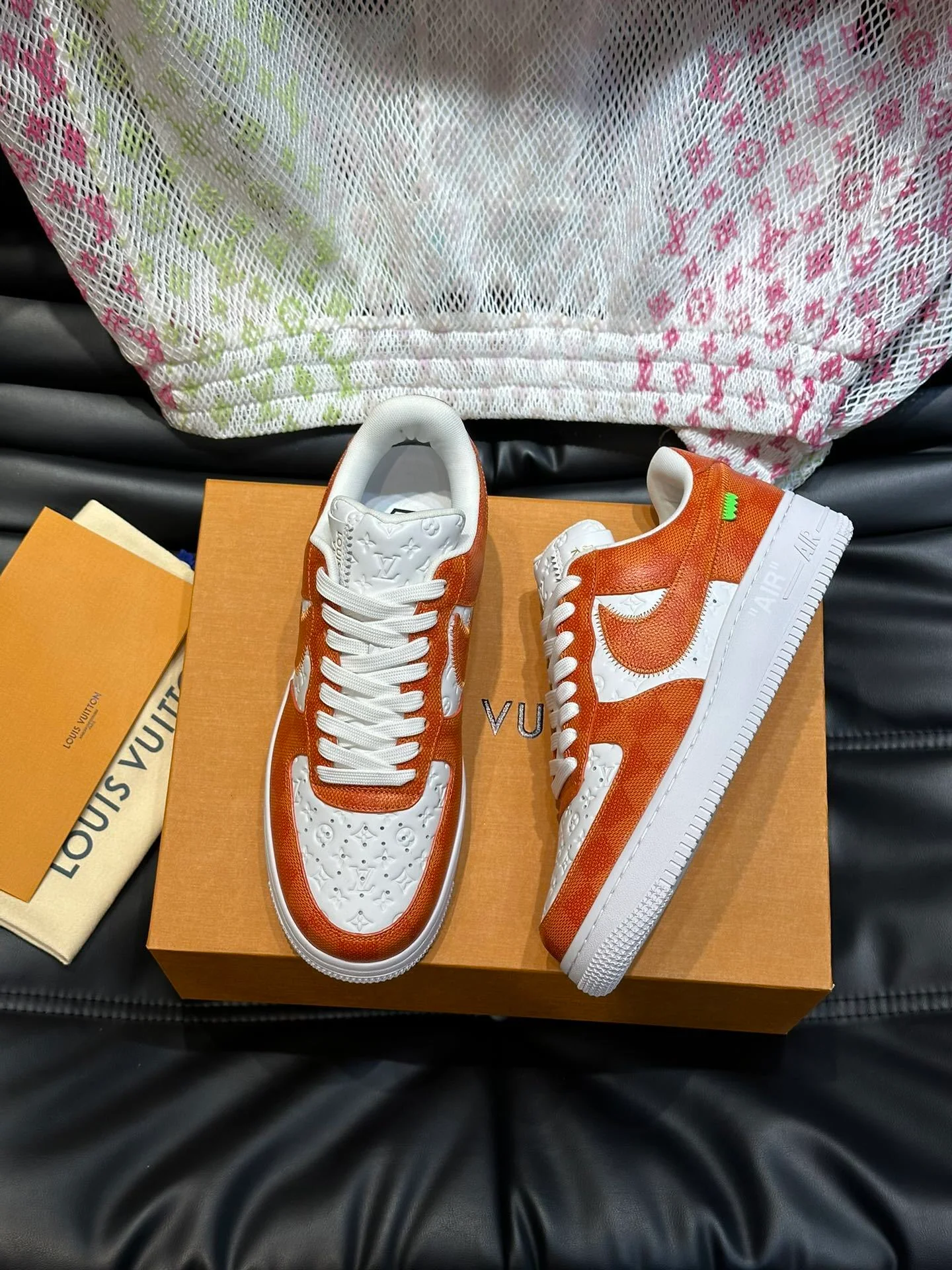 LV x Nike Collaborative Stylish And Comfortable Sneakers - Sneaker Replica Workshop
