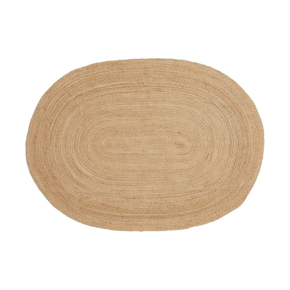 Jute vloerkleed Milou - 200 x 140 cm Naturel