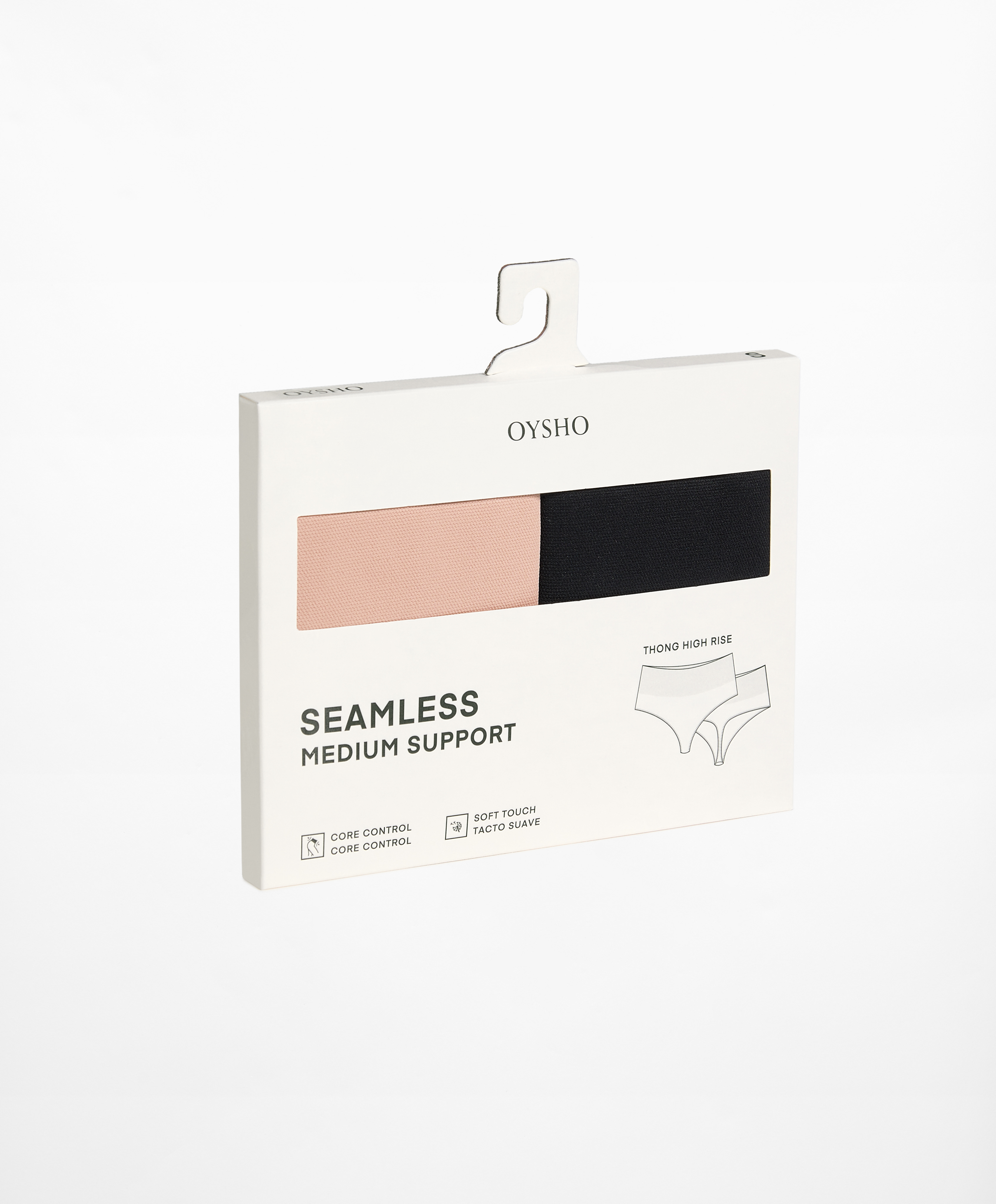 OYSHO 2 seamless medium-support soft-touch thongs