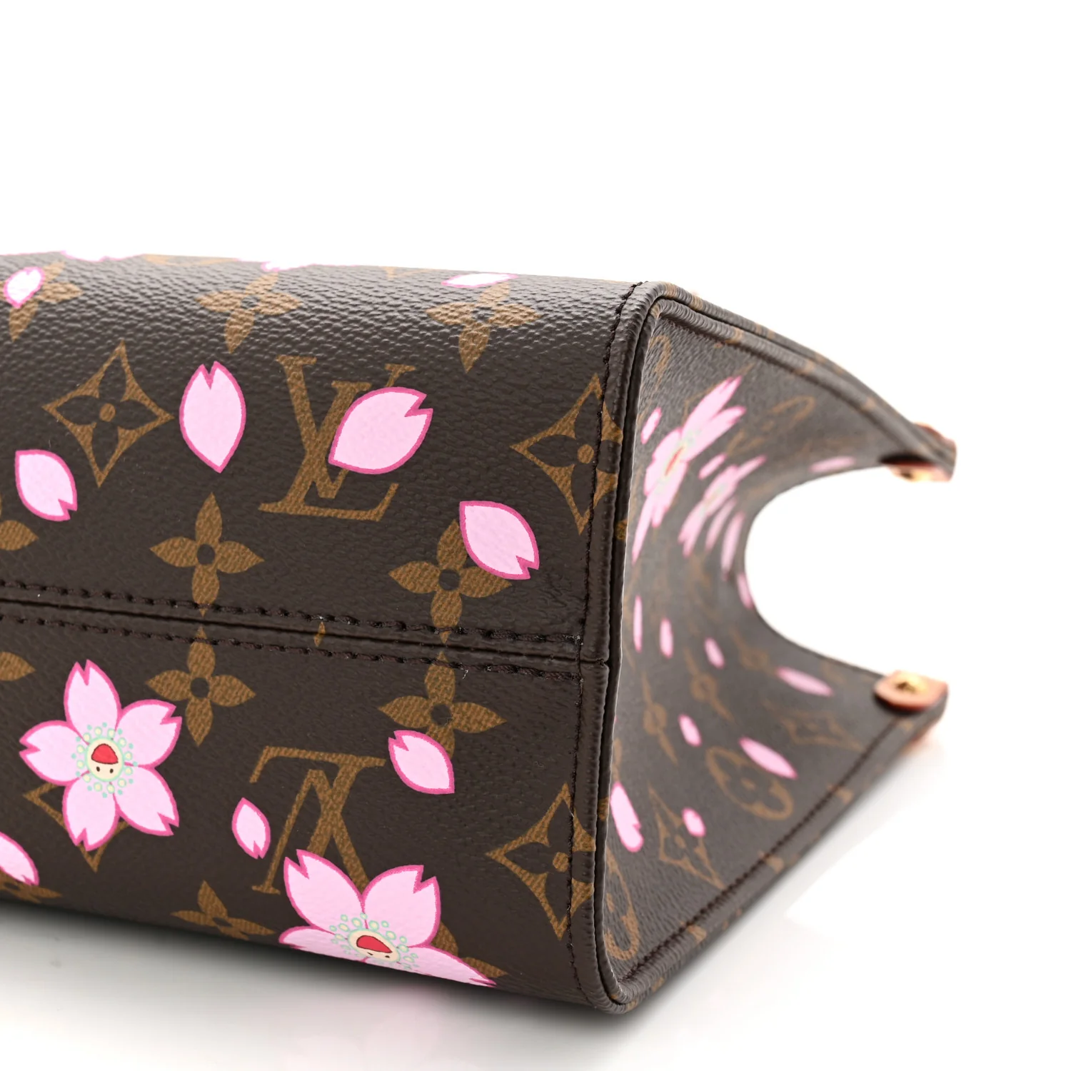 LV X TM Monogram Cherry Blossom Onthego PM Sakura Brown - Top Club