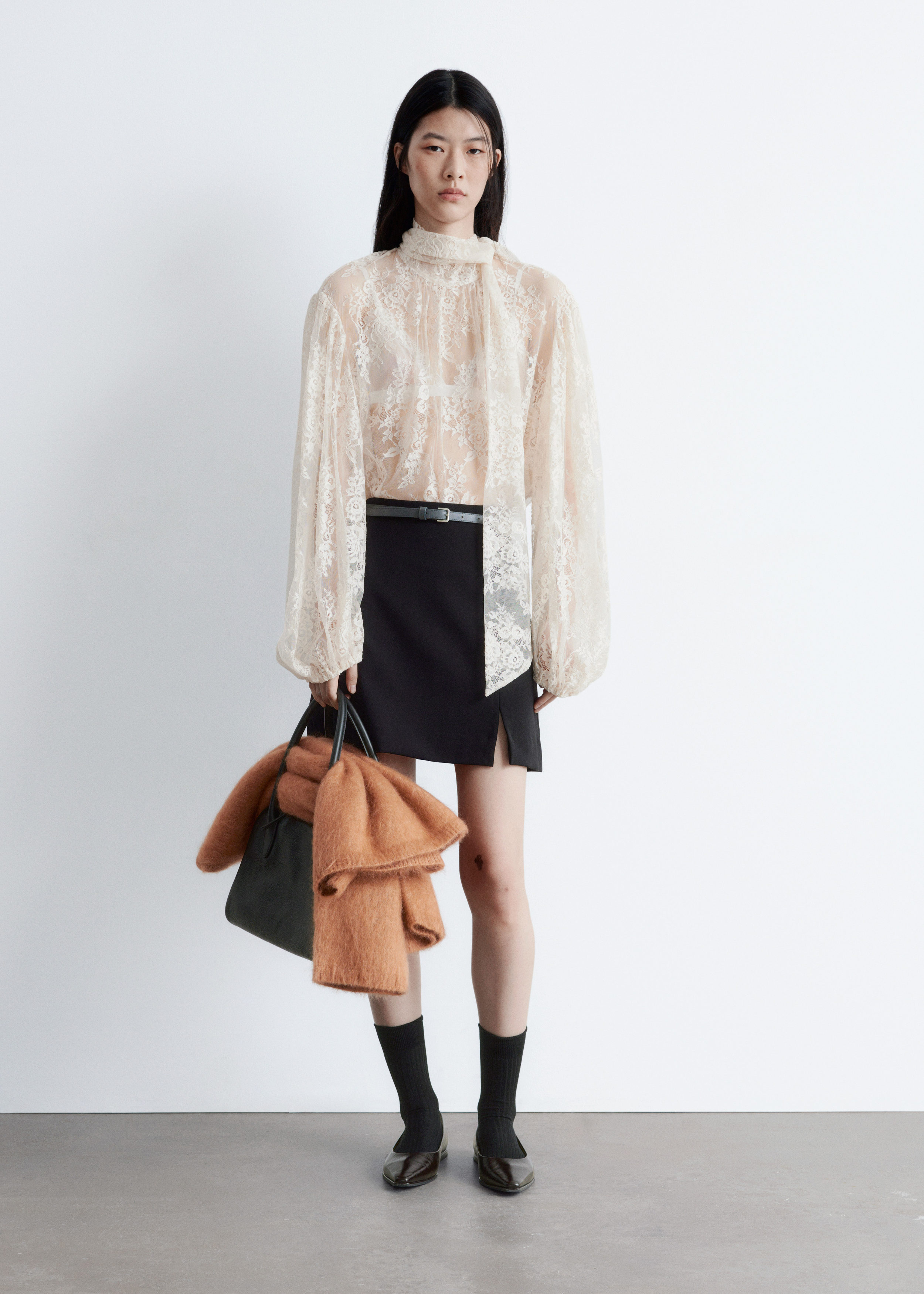 & Other Stories HIGH-WAIST MINI SKIRT